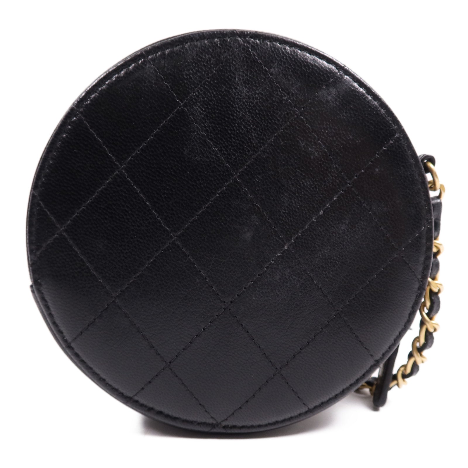 CHANEL 牛皮皮革Chain Shoulder Bag金扣鏈帶肩背袋