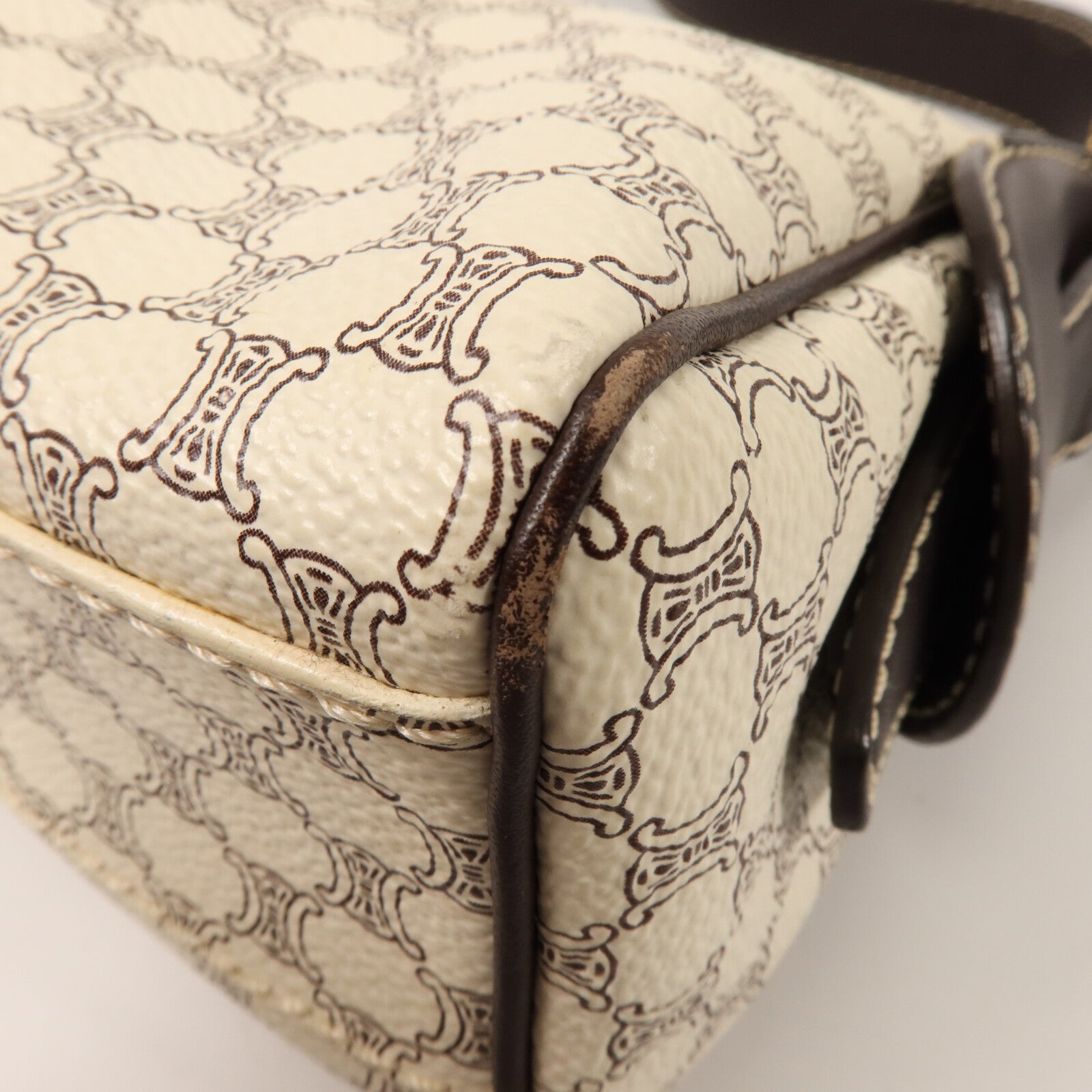 CELINE 塗層帆布Vintage Shoudler Bag肩背袋