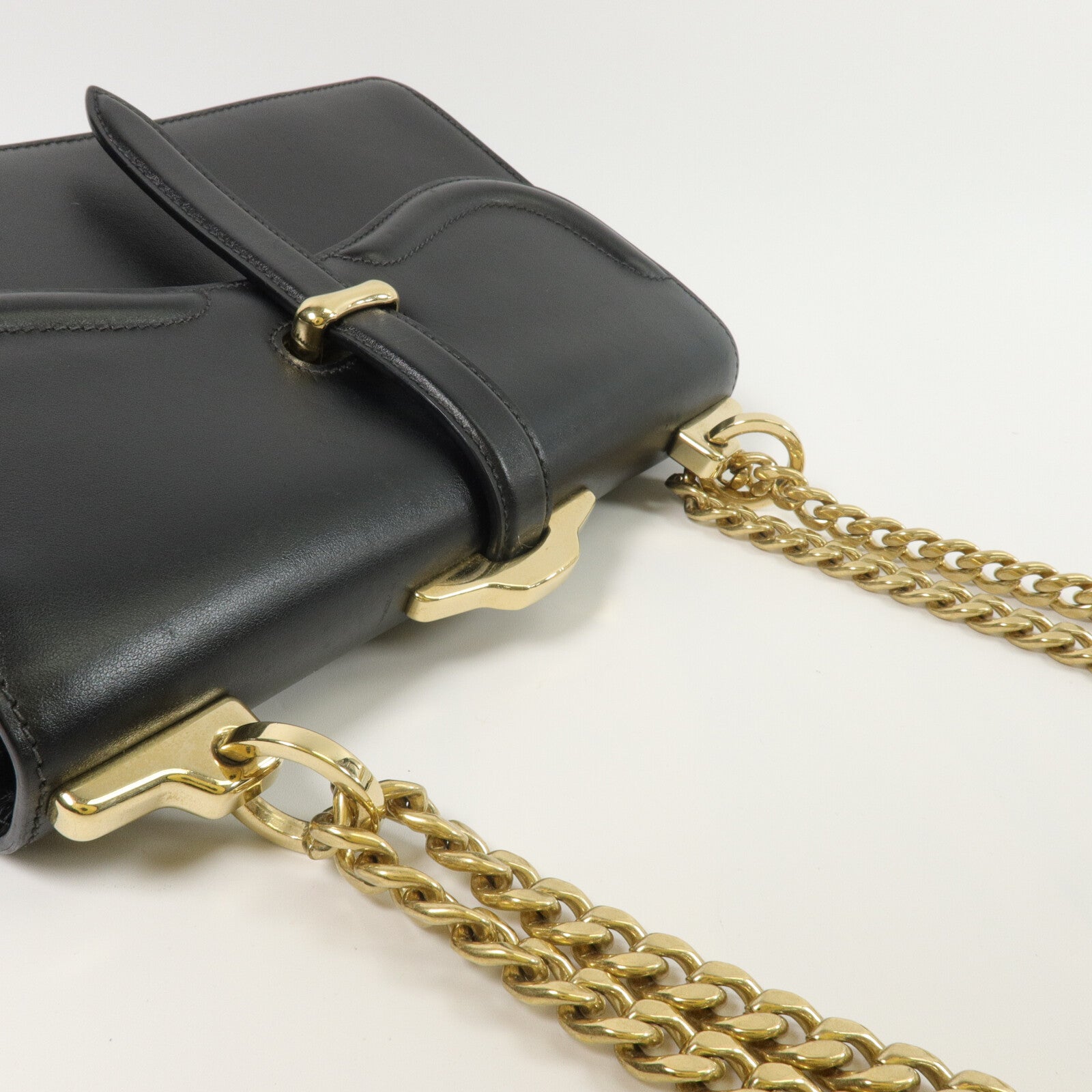 PRADA 牛皮皮革Belle鏈帶肩背袋