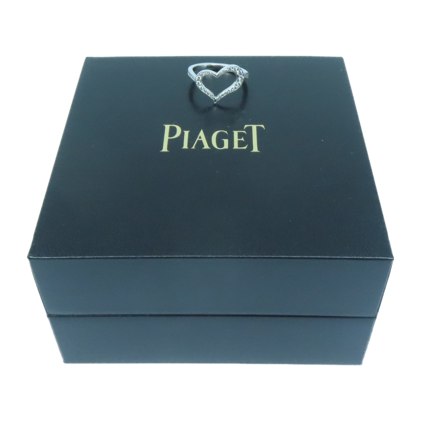 PIAGET 【激減優惠】18K白金Heart Ring戒指US#6