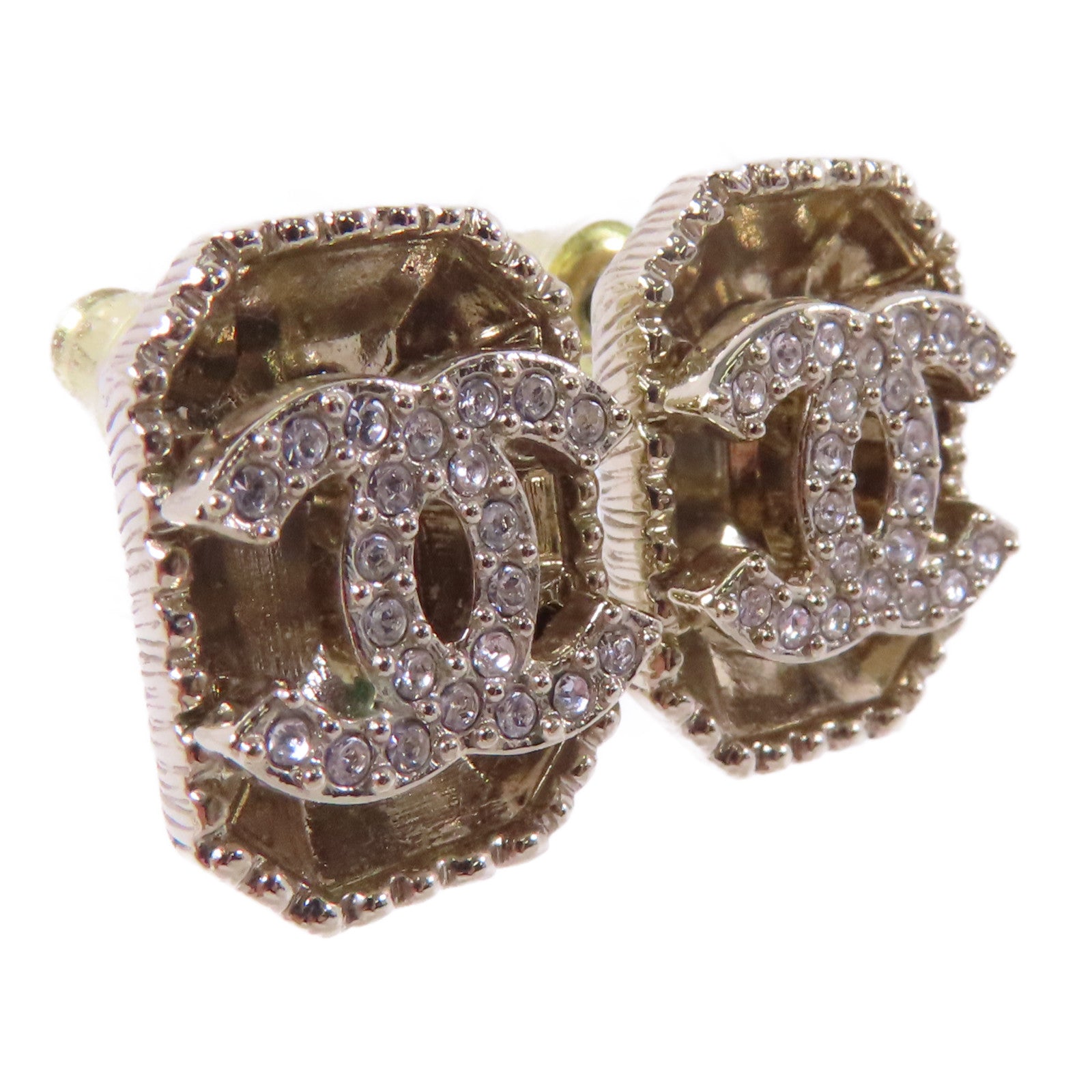 CHANEL 金屬Earrings耳環金色
