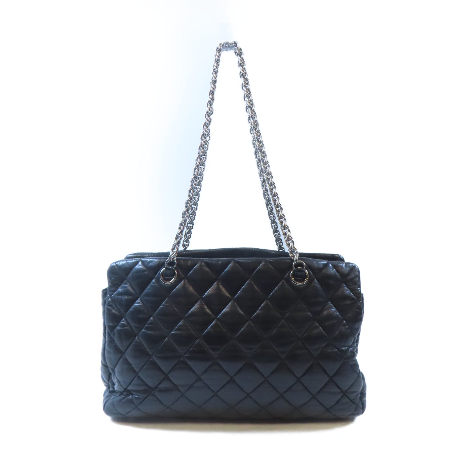 CHANEL 【激減優惠】羊皮皮革Chain Shoulder Bag鏈帶肩背袋黑色