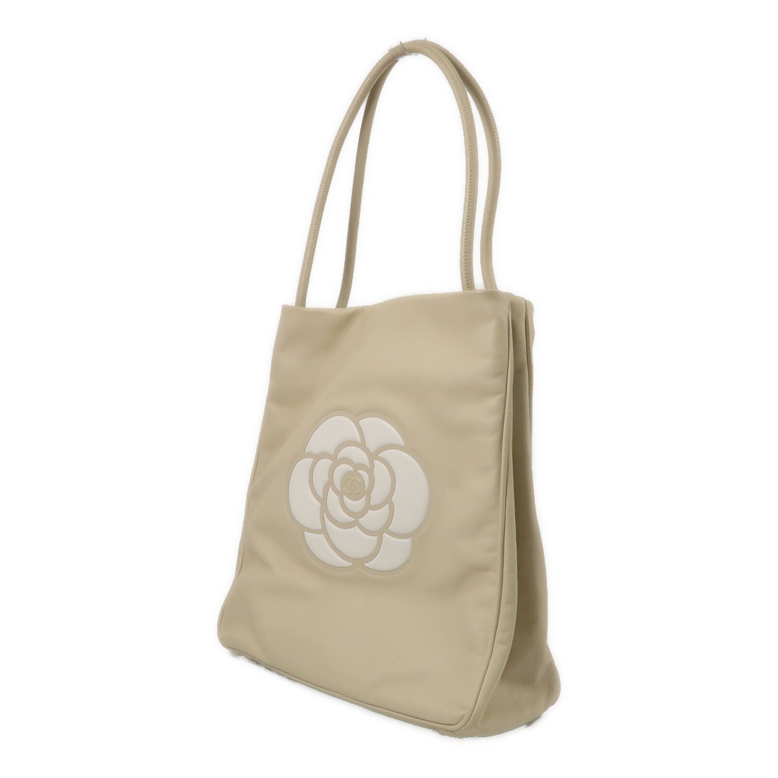 CHANEL 牛皮皮革Camellia Shoulder Bag手挽袋