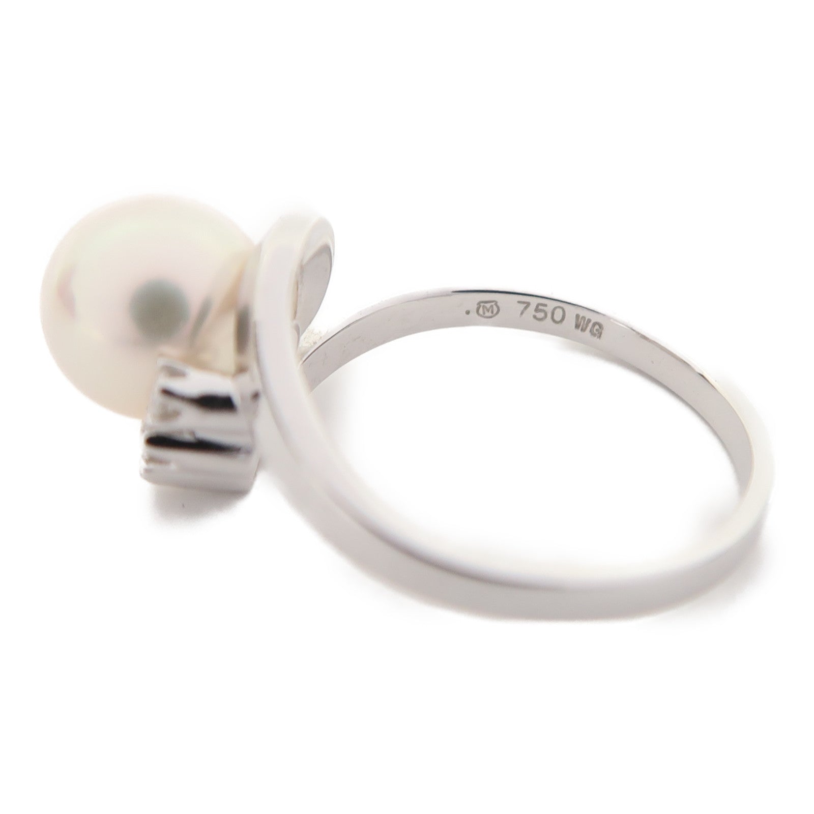 MIKIMOTO 18K白金Ring戒指US#5.25