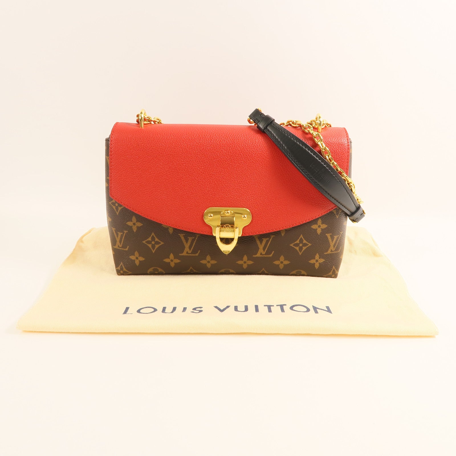 LOUIS VUITTON Monogram Saint Placide金扣肩背袋