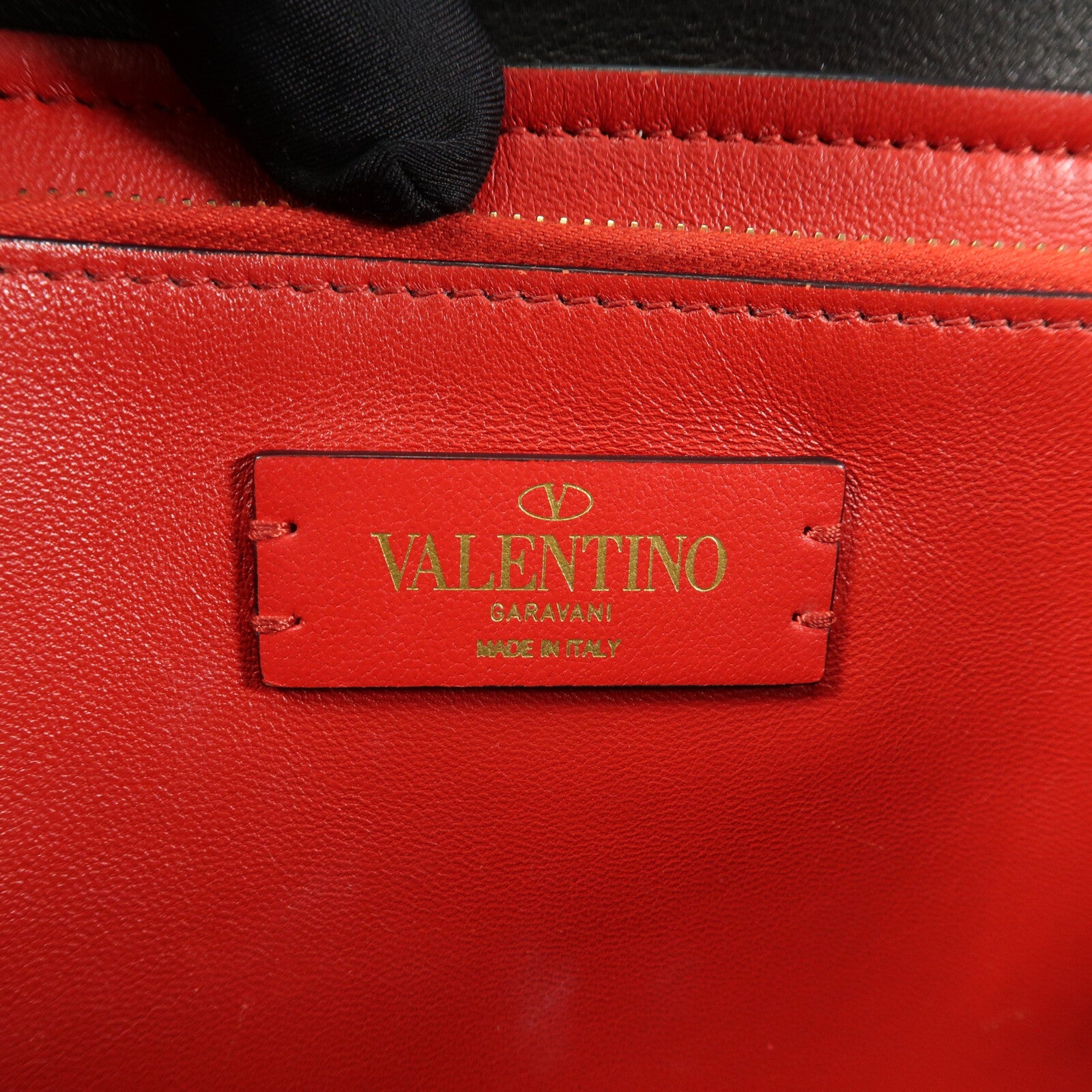 Valentino 牛皮皮革V Logo Fillme手挽袋