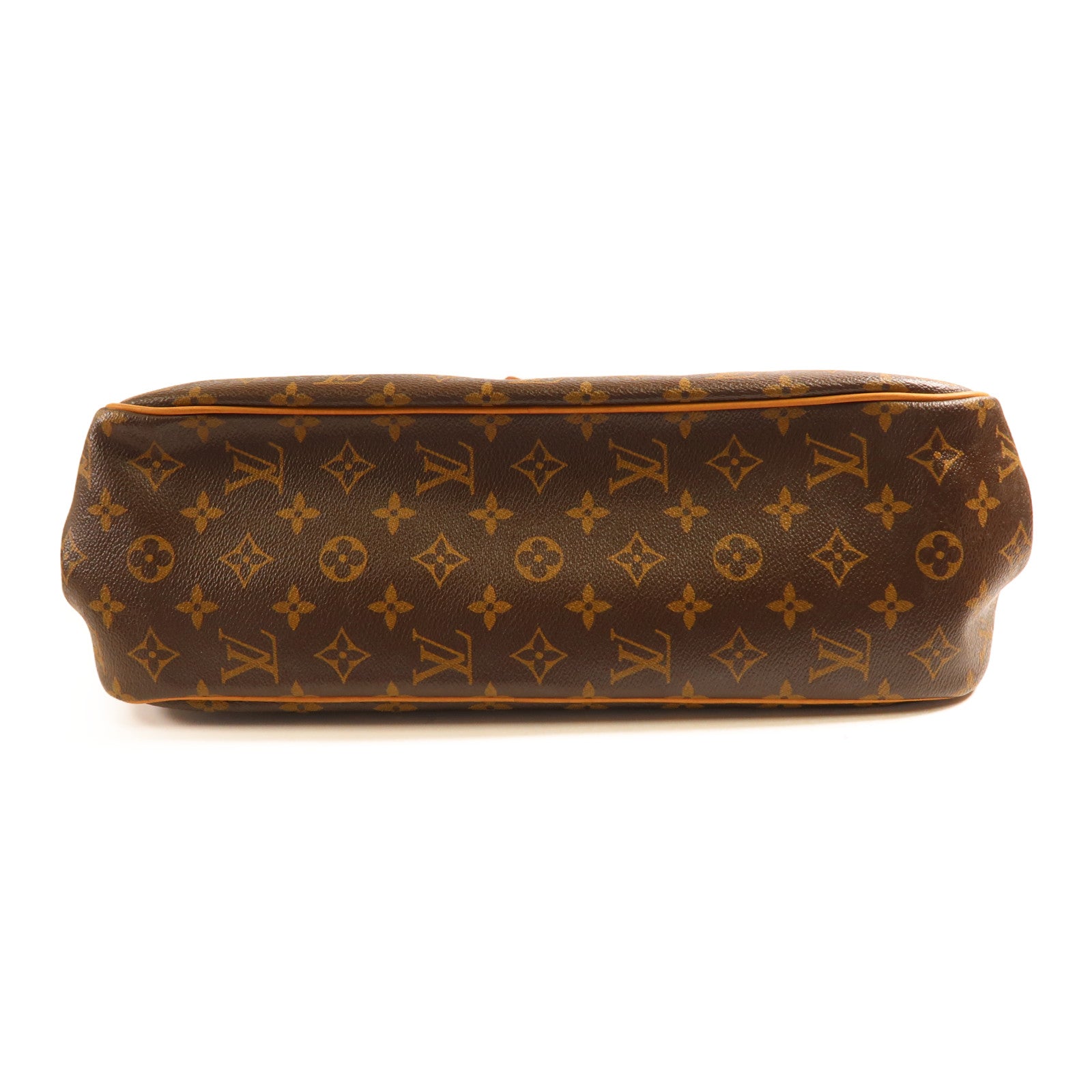 LOUIS VUITTON Monogram Batignolles Horizontal金扣肩背袋棕色