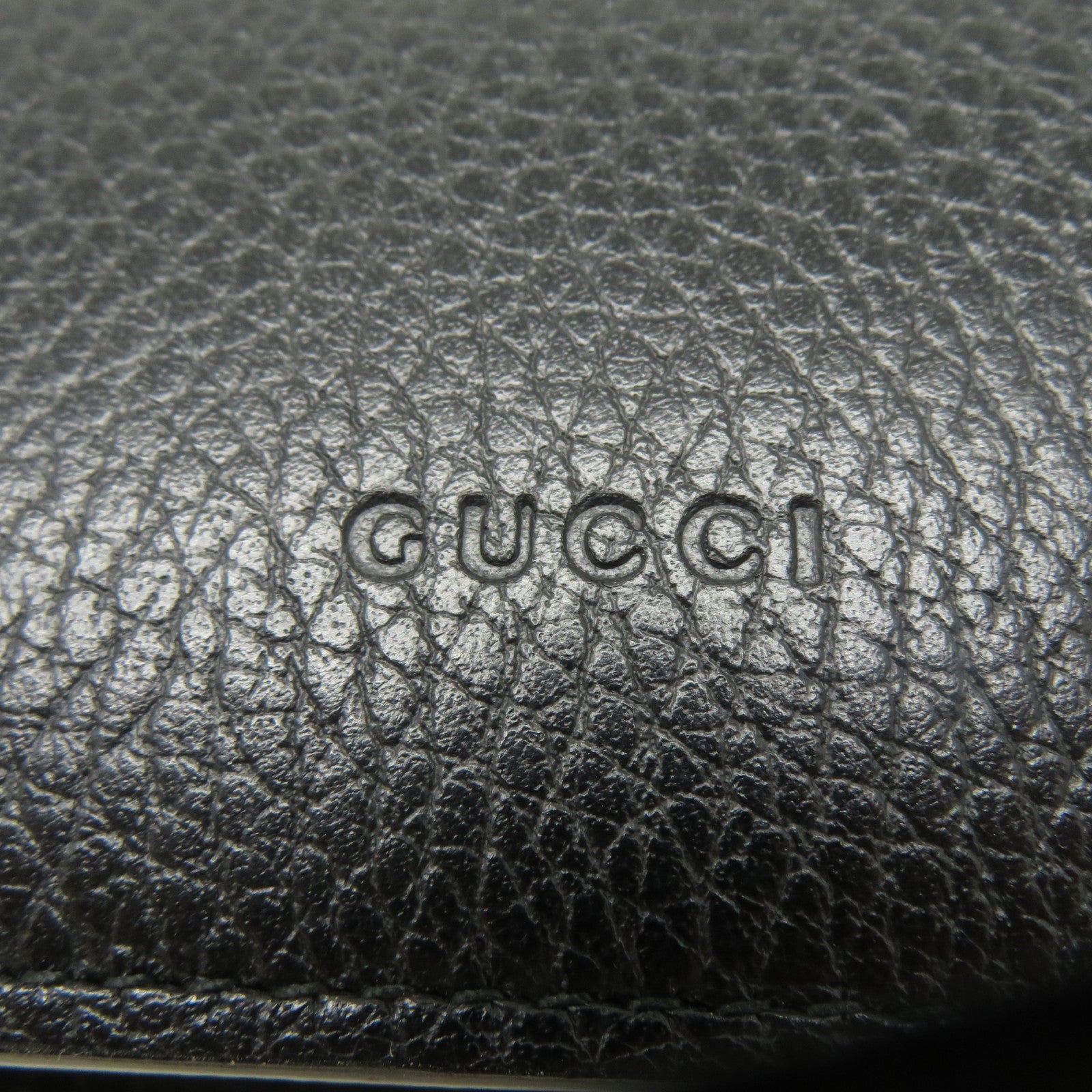 GUCCI 牛皮皮革Dionysus銀扣手挽肩背兩用袋黑色