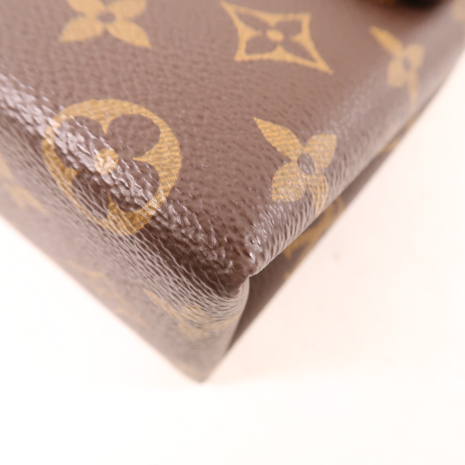 LOUIS VUITTON Monogram Locky BB金扣手挽肩背兩用袋棕色