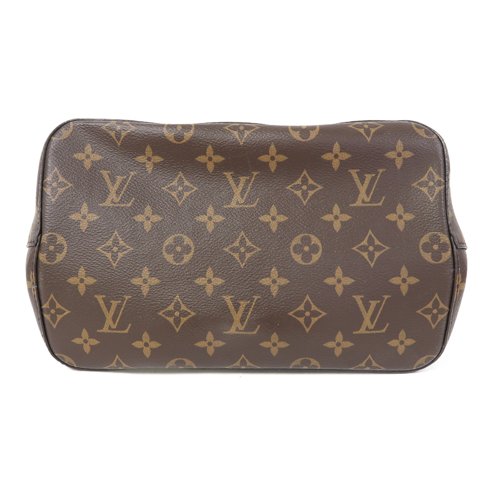 LOUIS VUITTON Monogram Neo Noe MM金扣肩背袋啡色/紅色