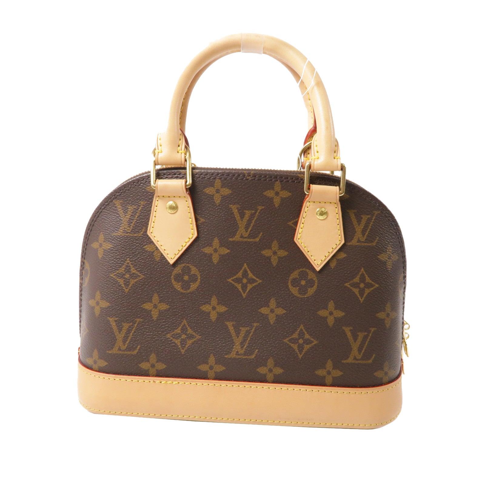 LOUIS VUITTON Monogram Alma BB金扣手挽肩背兩用袋啡色
