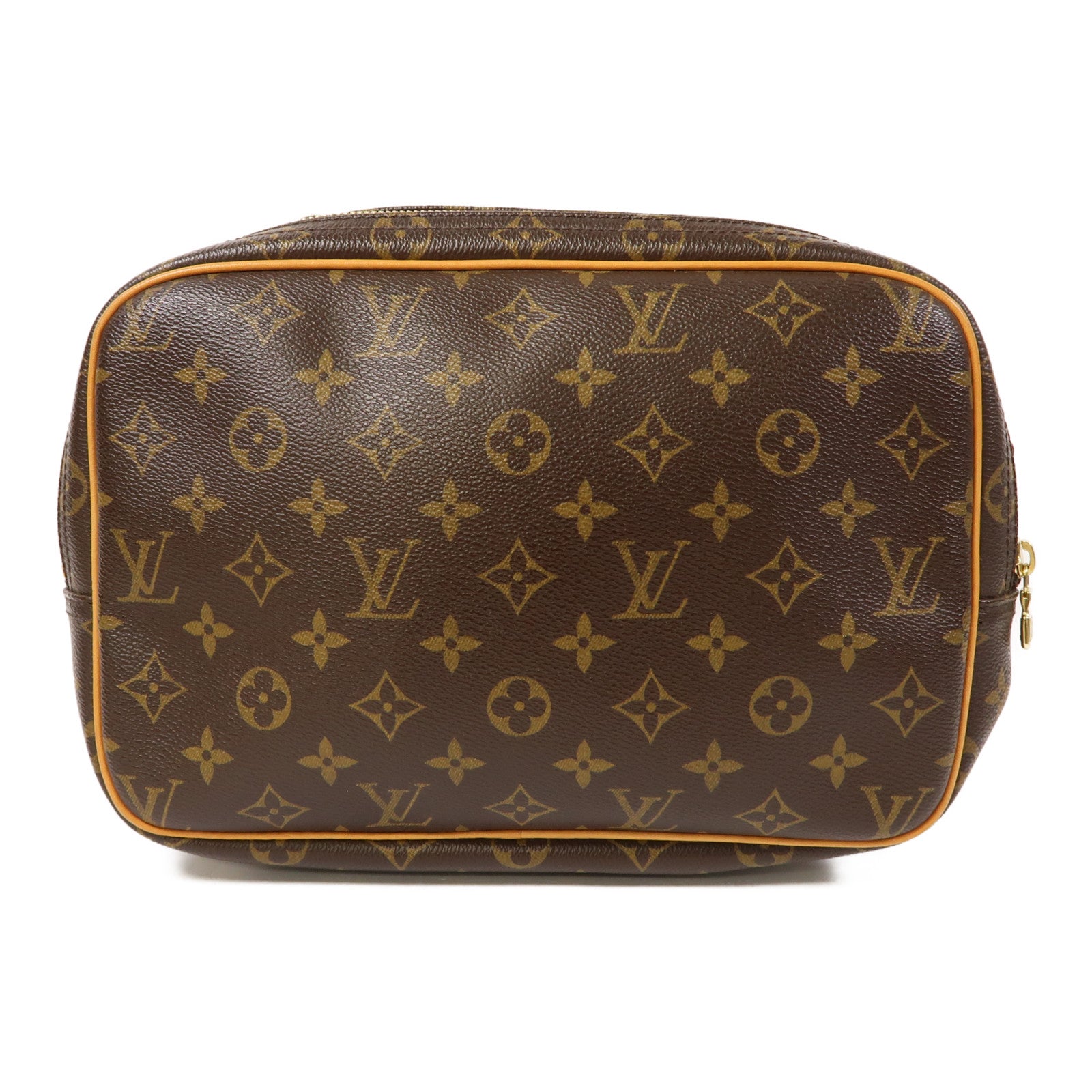 LOUIS VUITTON Monogram Reporter PM金扣肩背袋啡色