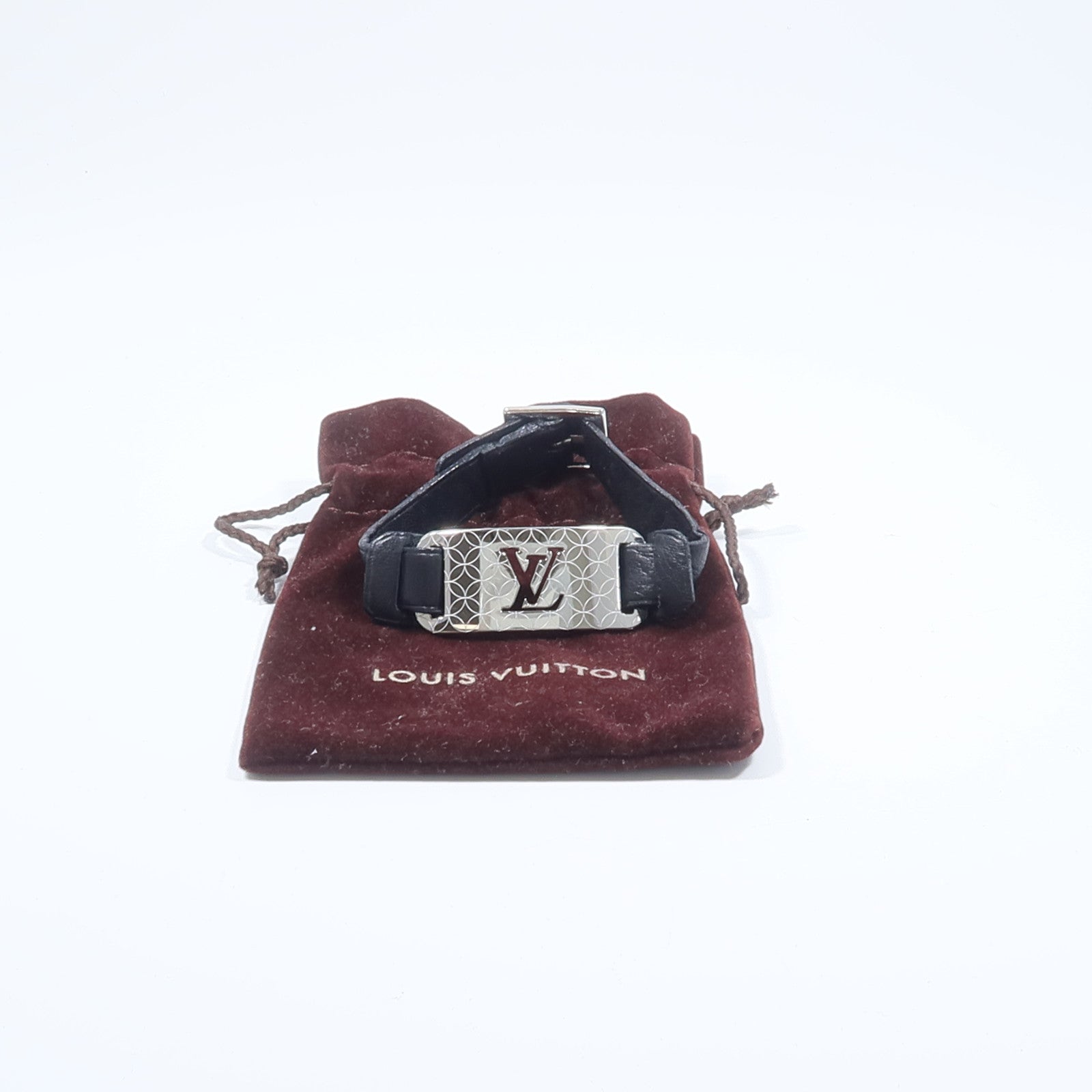 LOUIS VUITTON 金屬/羊皮皮革Champs-Elysees Bracelet手鏈
