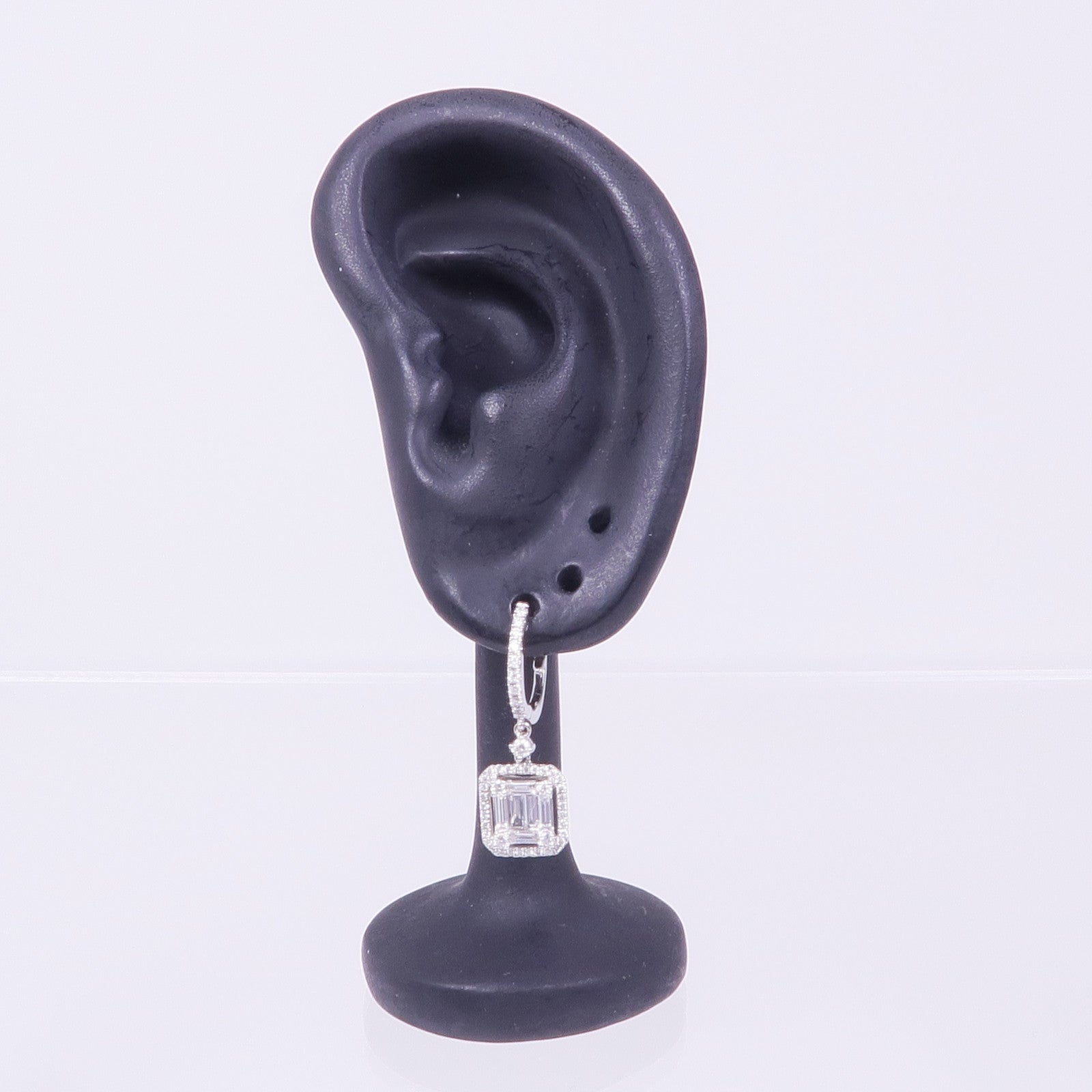 JEWELRY 18K白金Diamond Earrings鑽石耳環