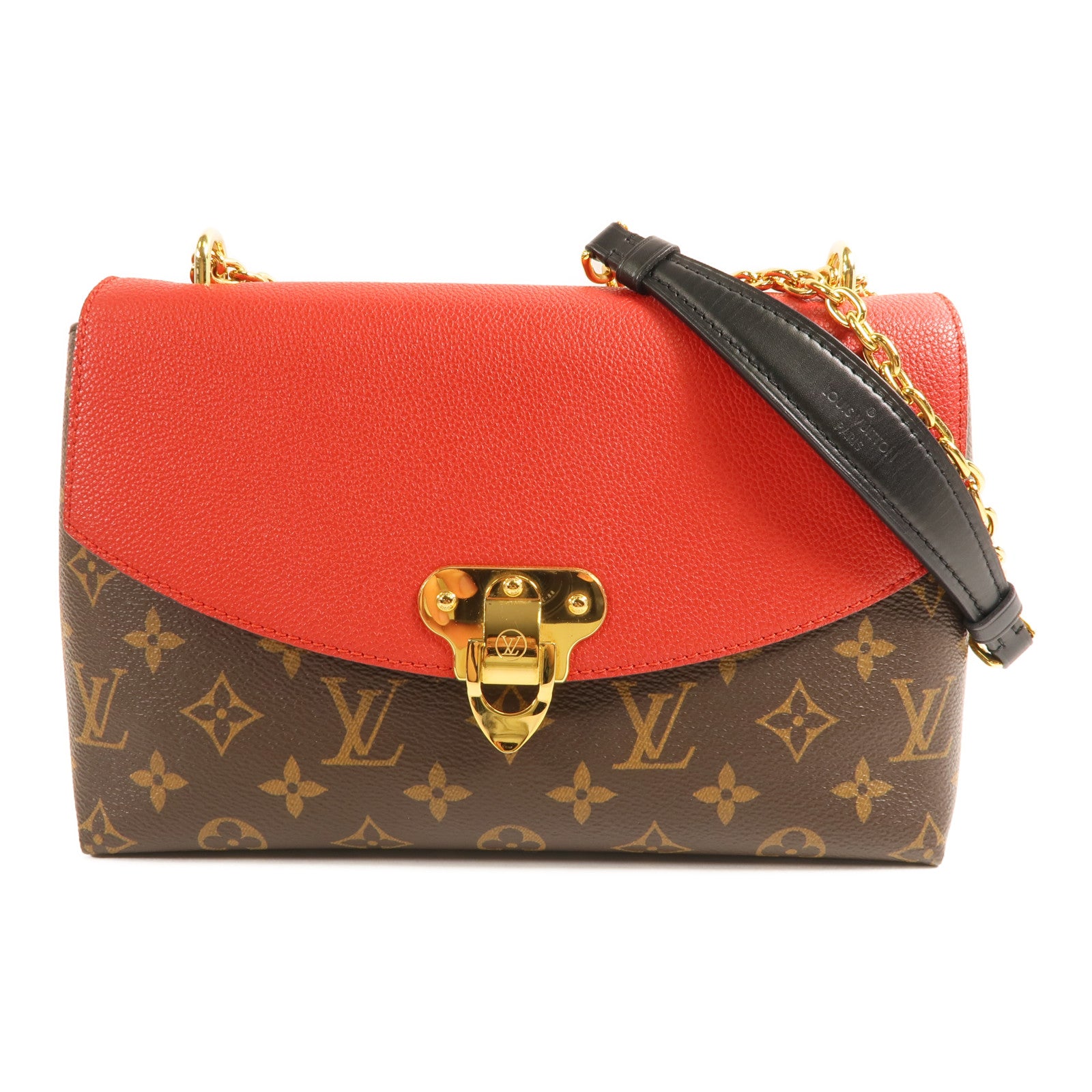 LOUIS VUITTON Monogram Saint Placide金扣肩背袋