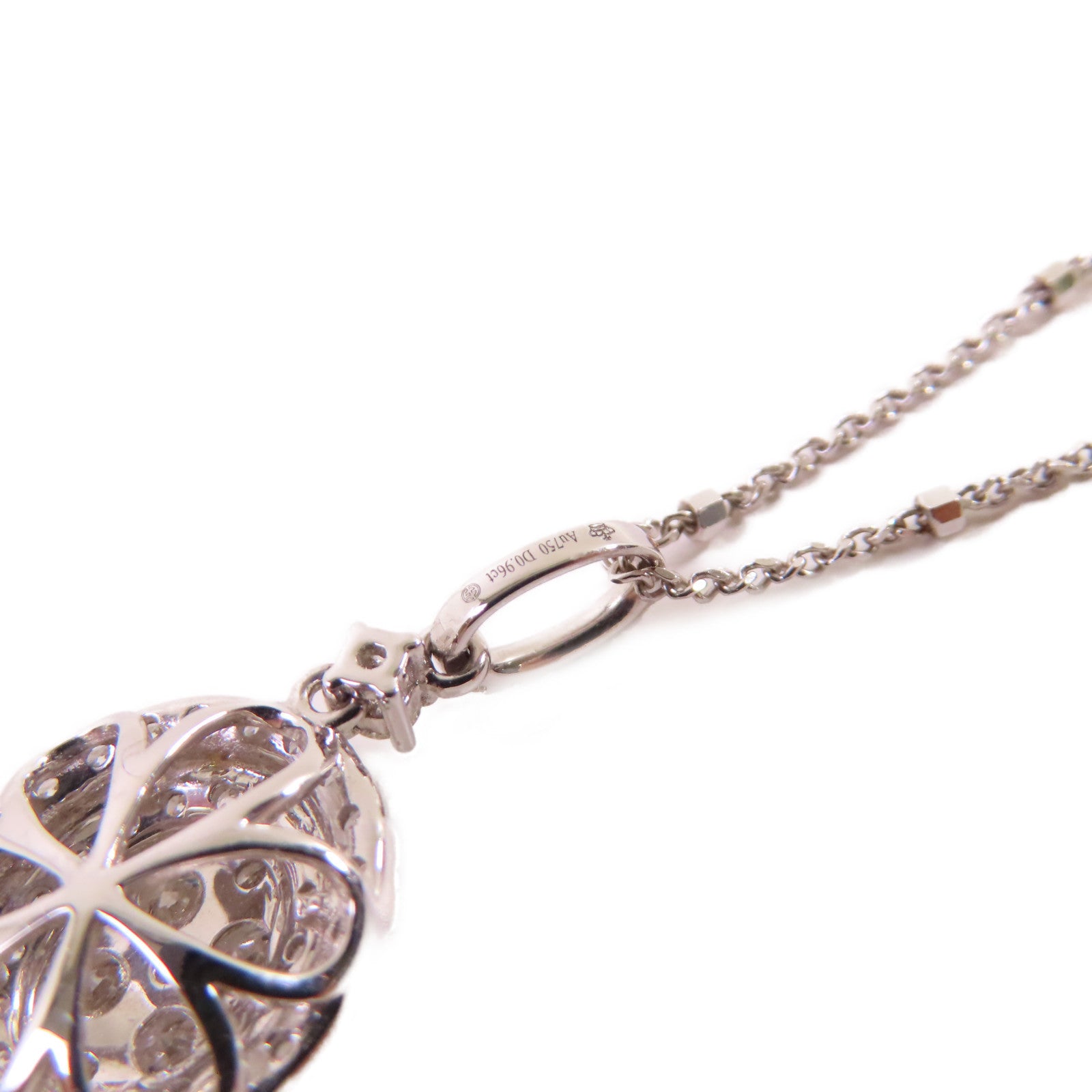 JEWELRY 18K白金/0.96ct鑽石Diamond Necklace項鏈