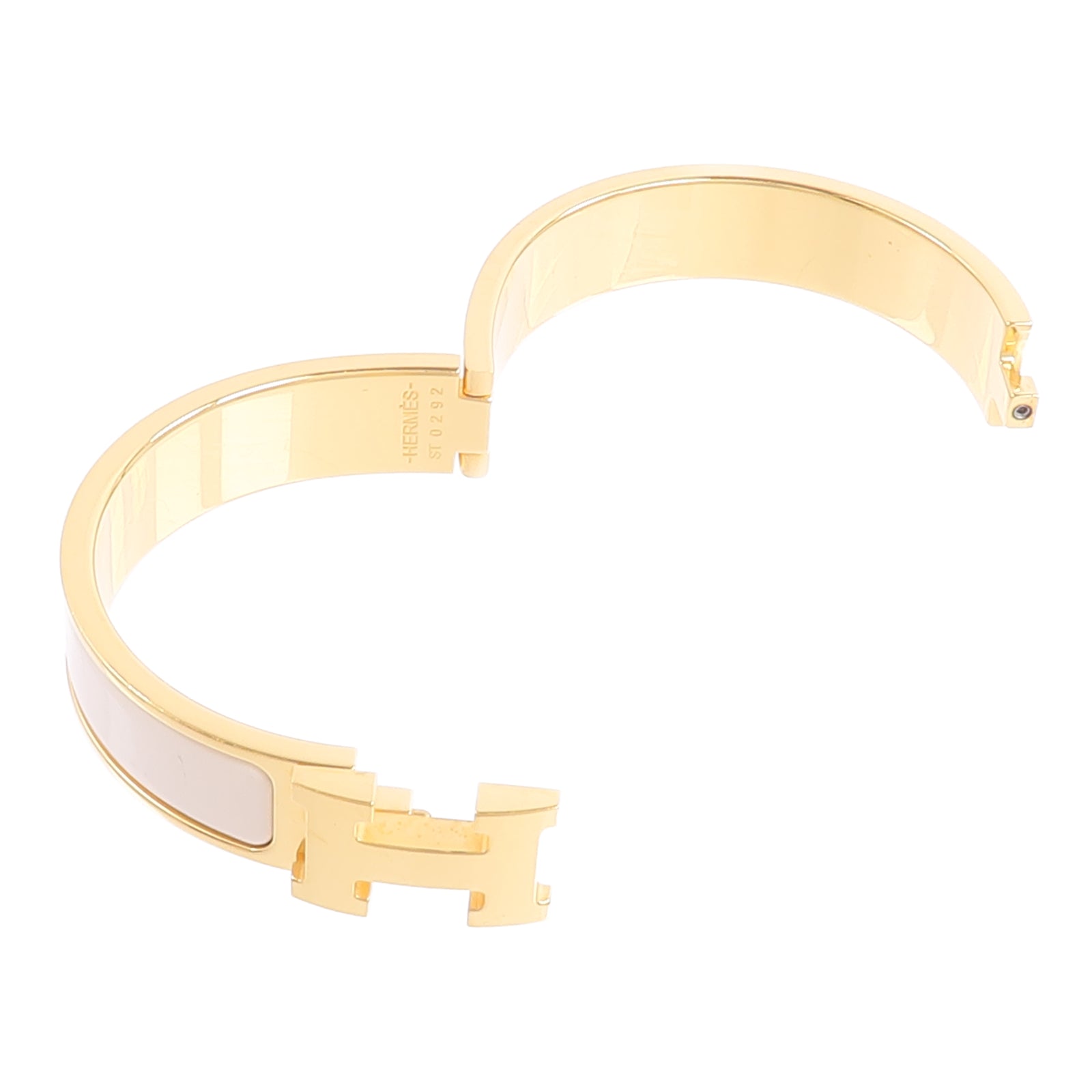 HERMES 金屬/琺瑯Clic H Bracelet手鐲