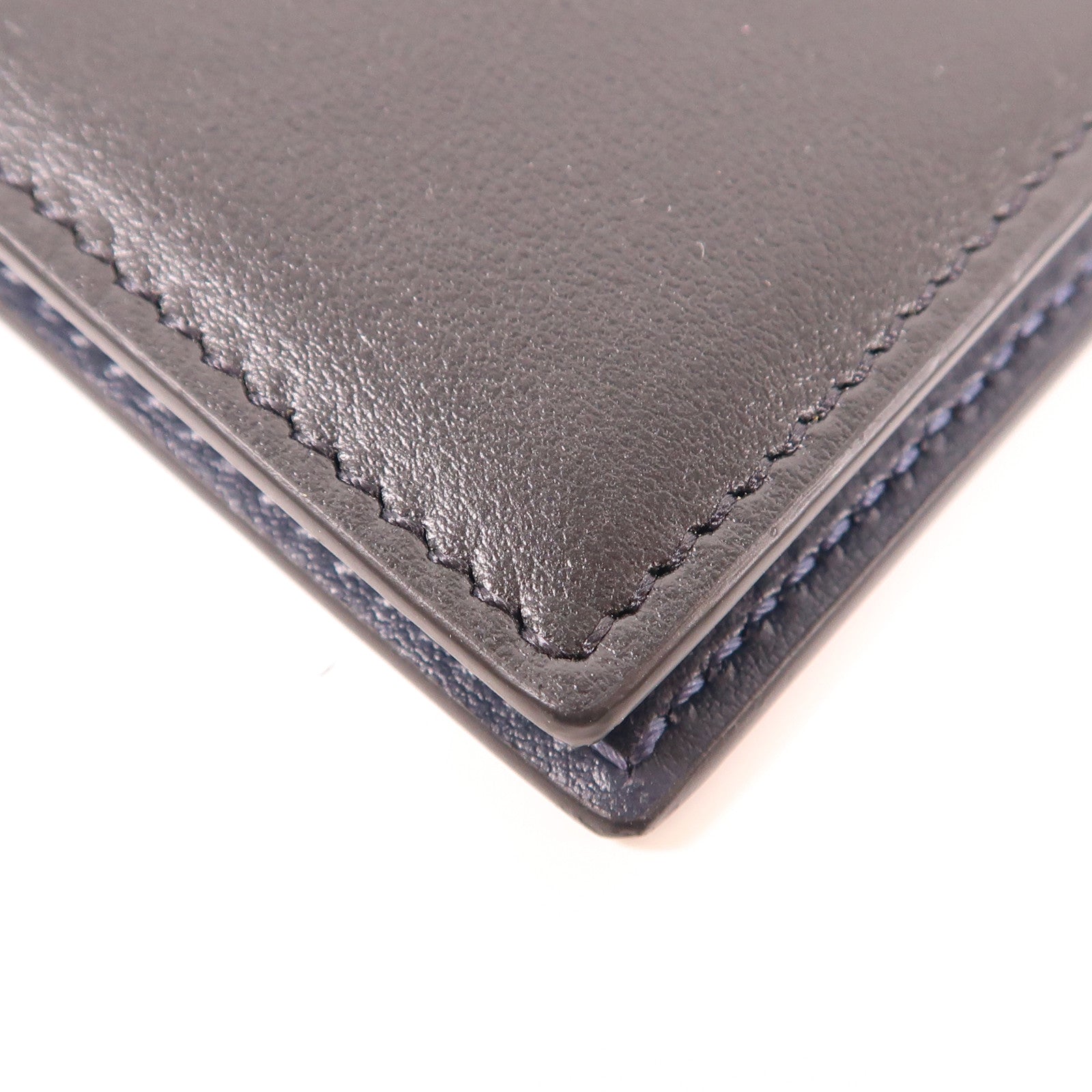 GIVENCHY Bifold Wallet Calfskin Leather Black