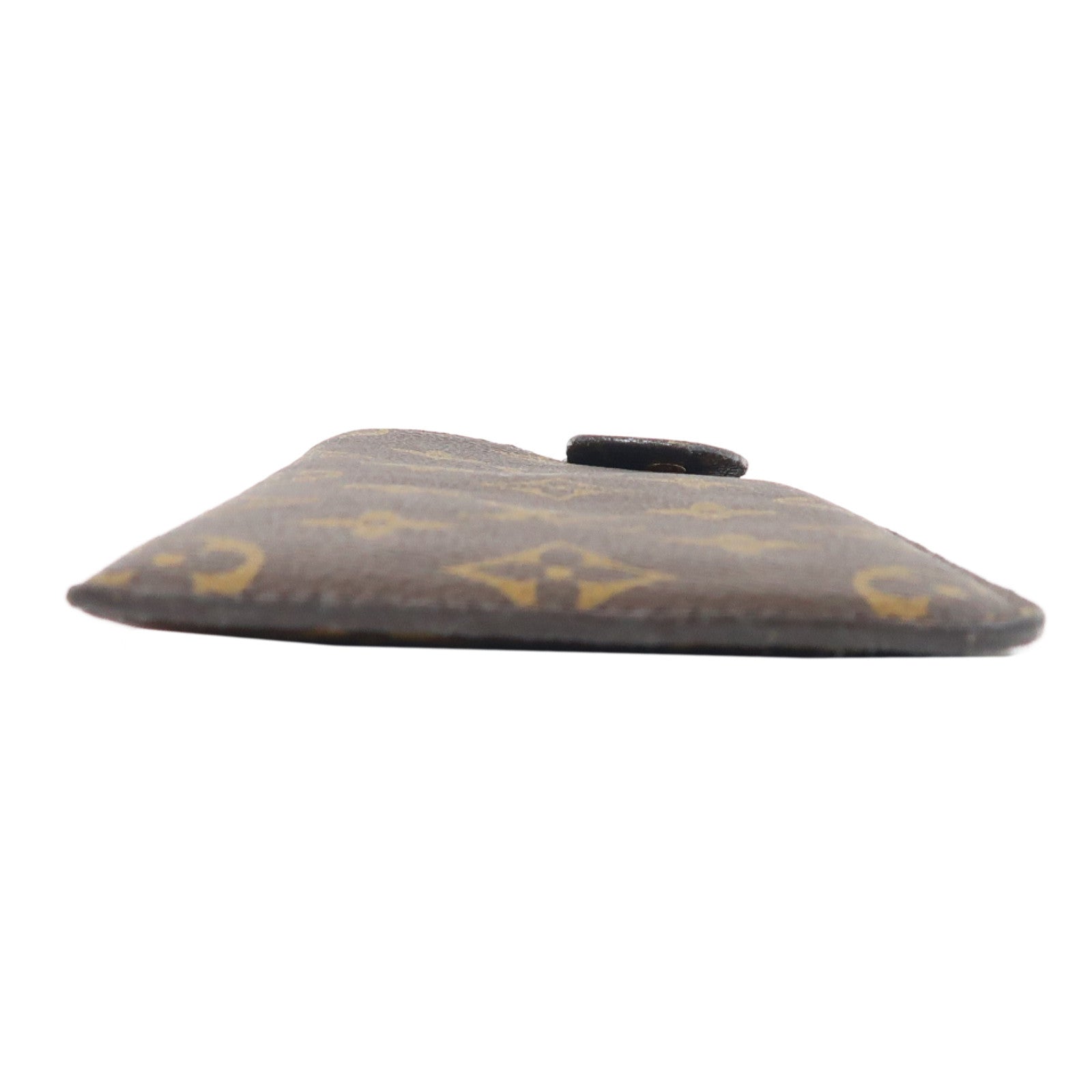 LOUIS VUITTON Monogram Sunglasses Case金扣眼鏡套棕色