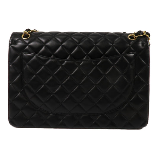 CHANEL 羊皮皮革Maxi Classic鏈帶肩背袋