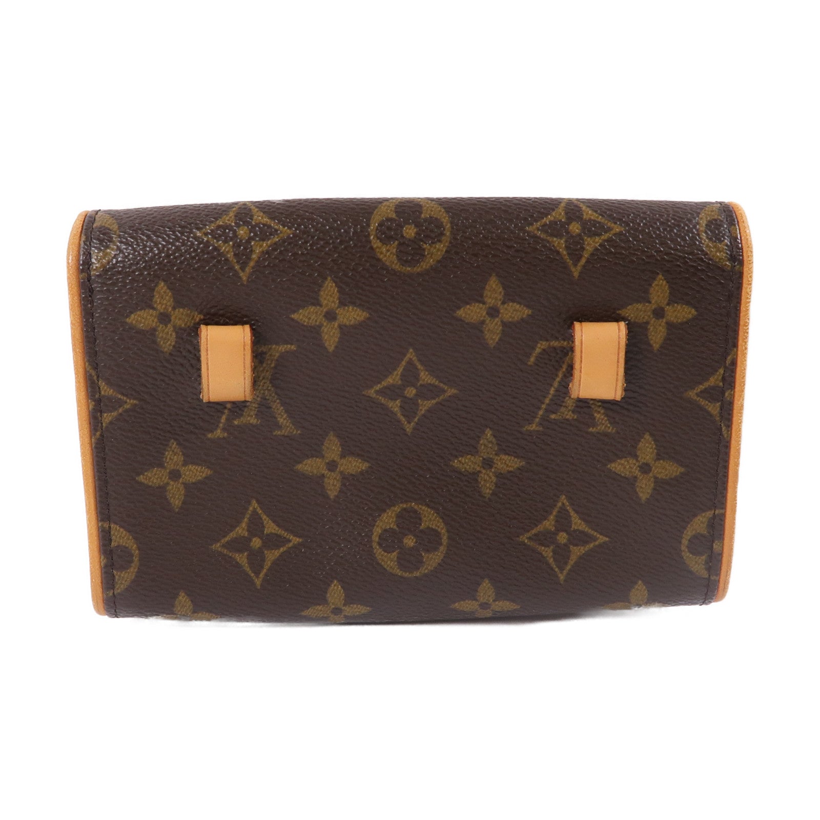 LOUIS VUITTON Monogram Pochette Florentine金扣腰包啡色