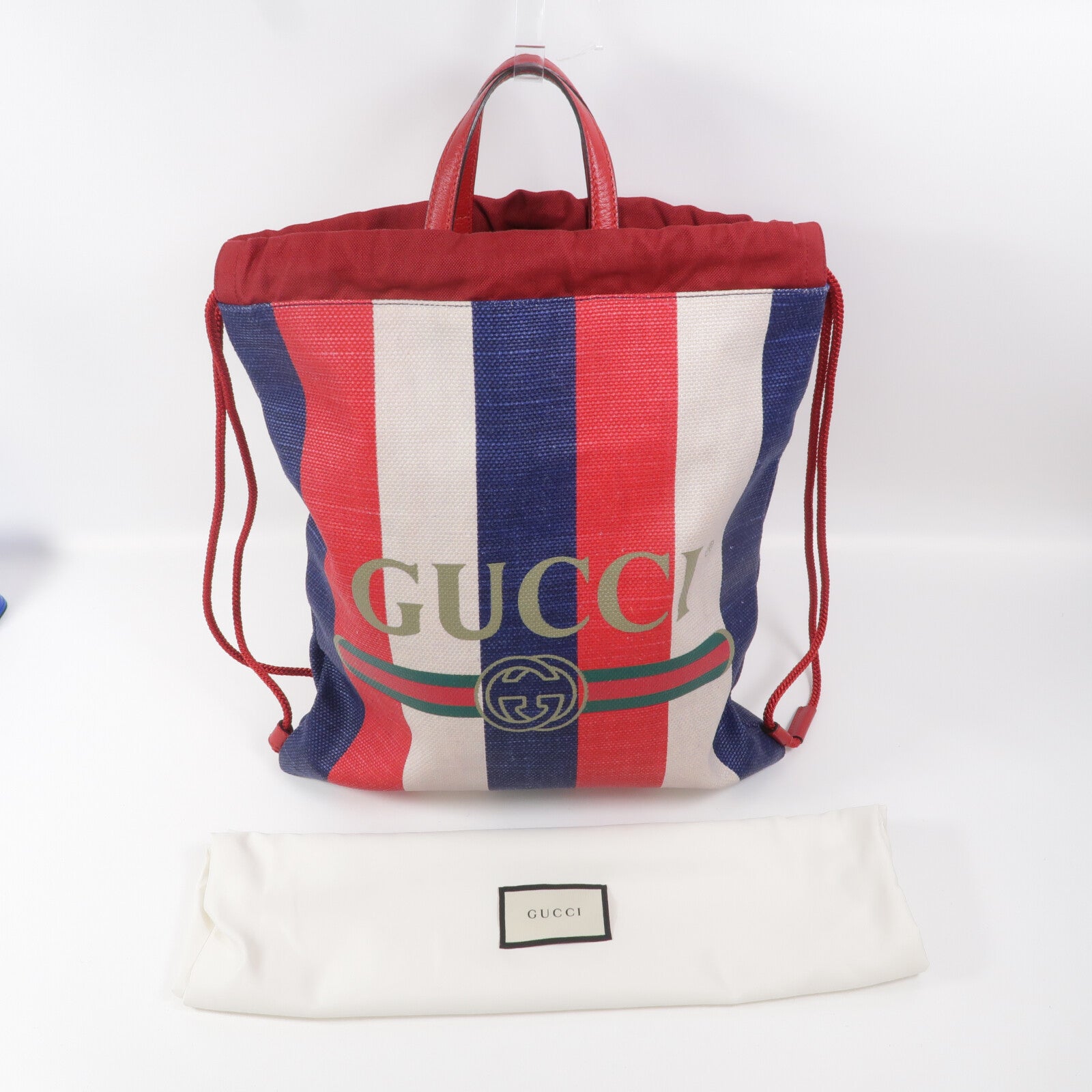 GUCCI 帆布Drawstring Backpack背包