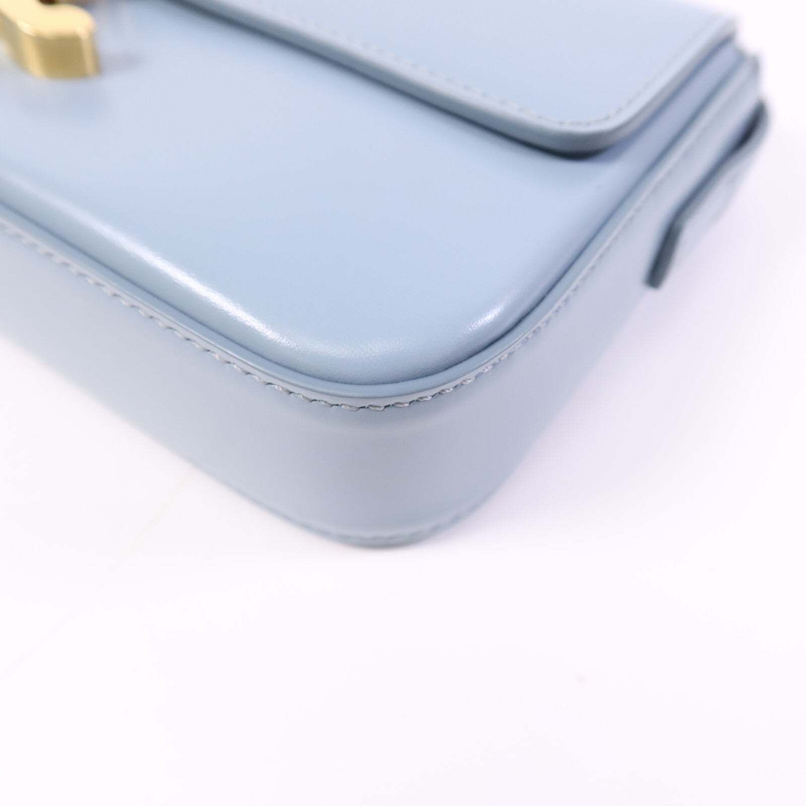 CELINE 【激減優惠】牛皮皮革Claude金扣肩背袋