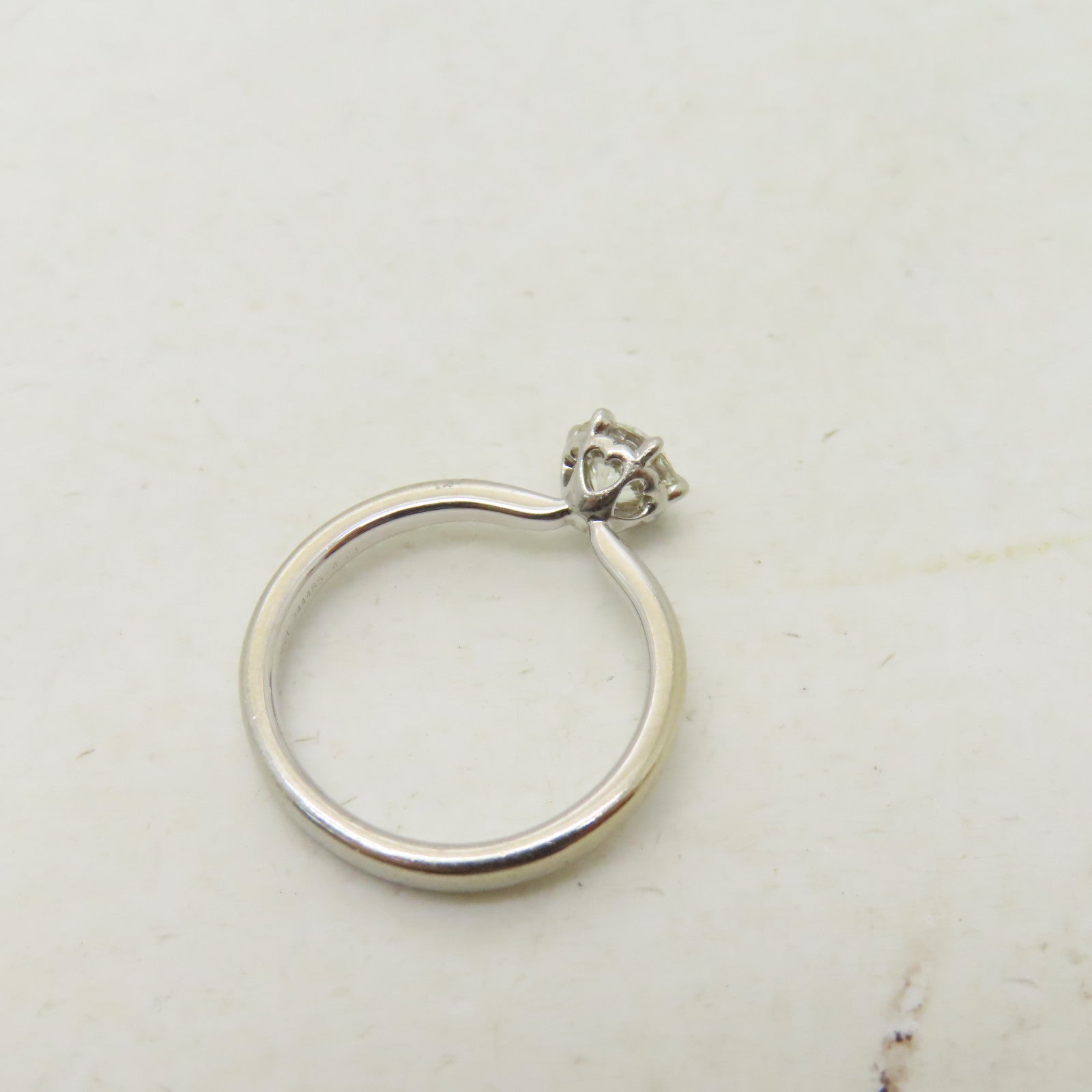 JEWELRY **【激減優惠】PT950鉑金Diamond Ring0.506ct鑽石戒指US#4