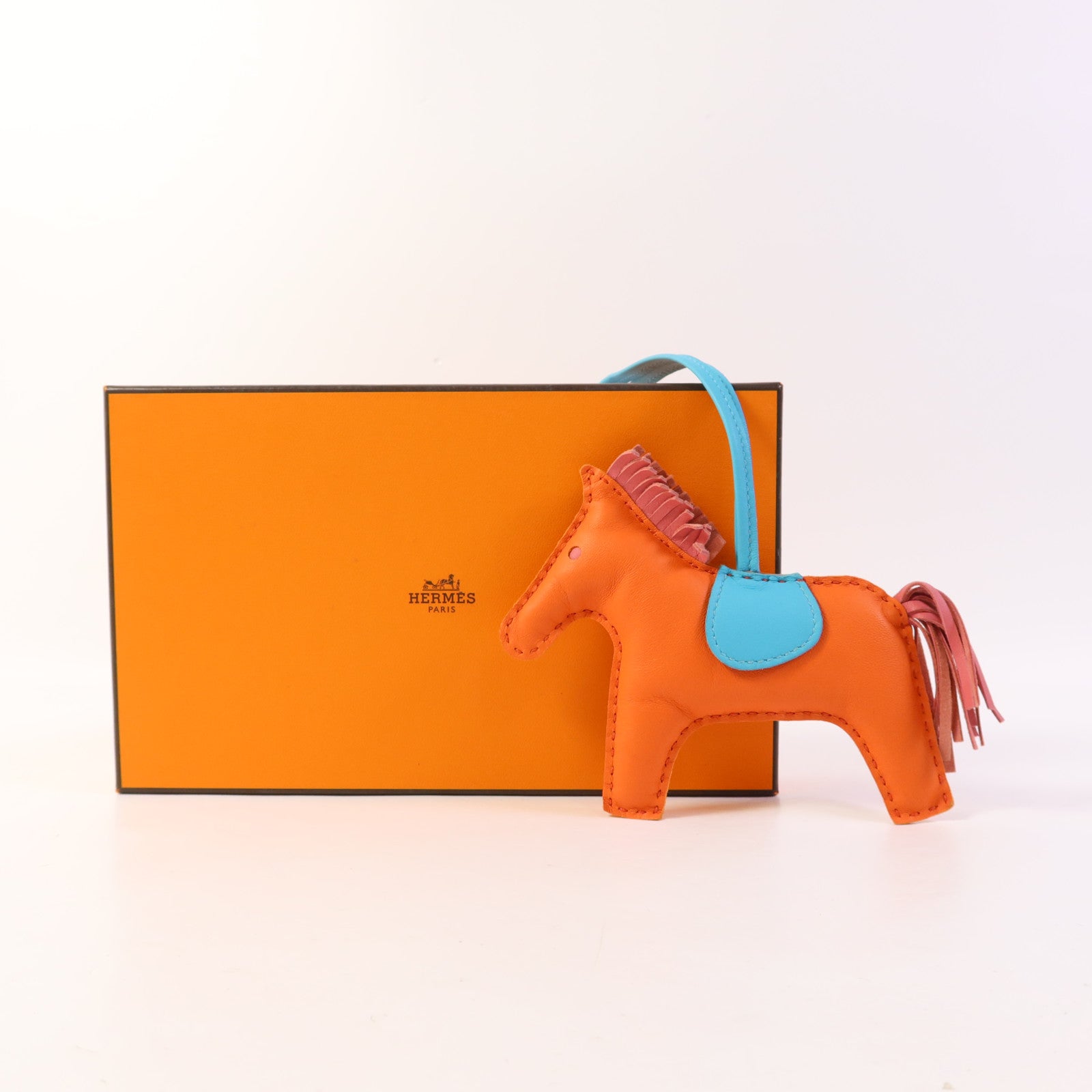 HERMES Milo皮革Rodeo MM掛飾