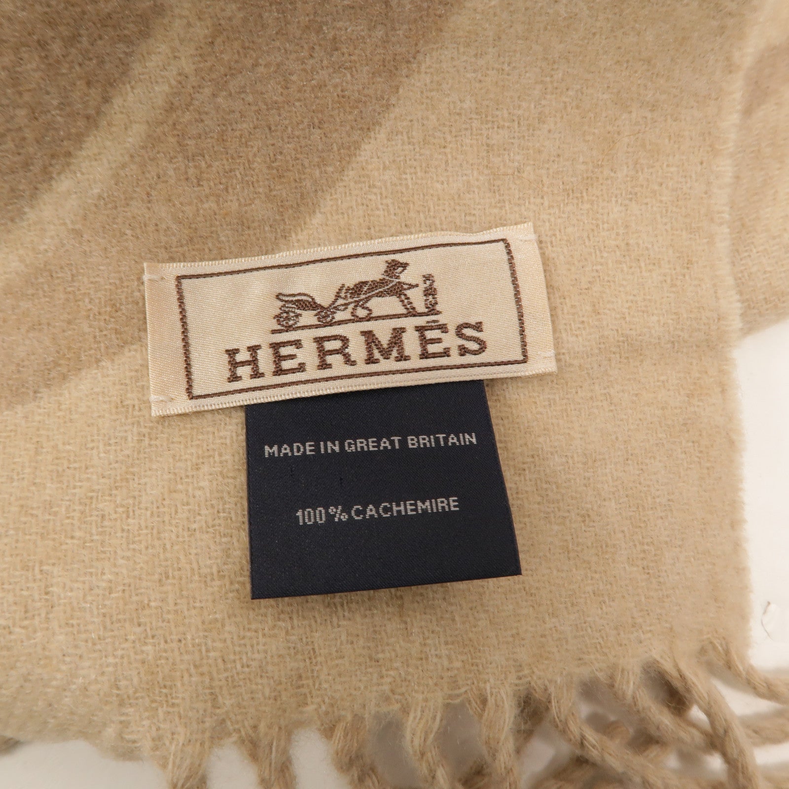 HERMES 羊絨Maillons TGM Scarf 170x25圍巾