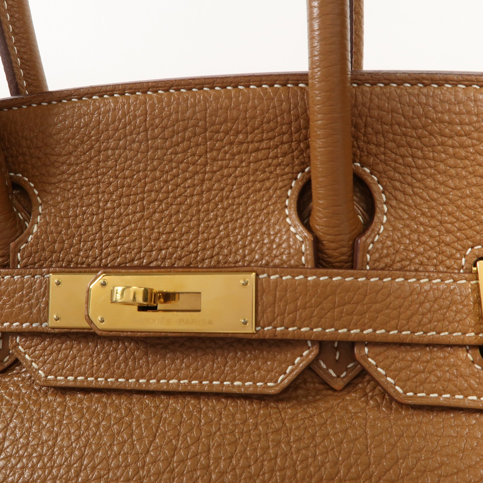 HERMES Togo皮革Birkin 30金扣手挽袋Gold
