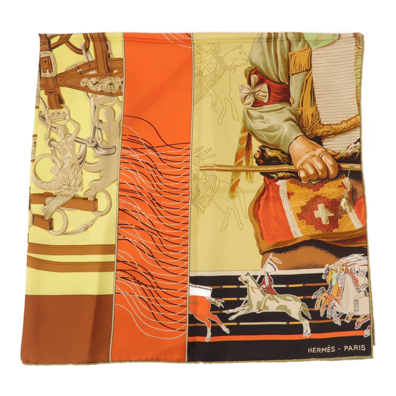 HERMES 絲質Scarf 90x90絲巾