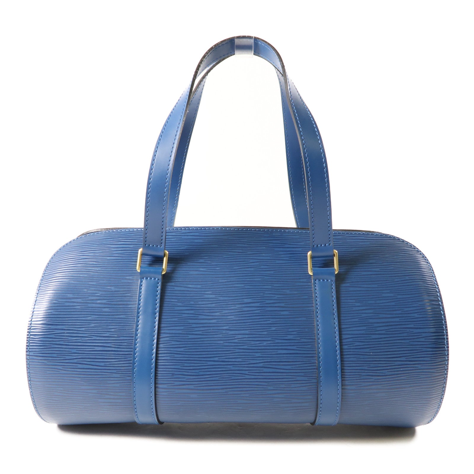 LOUIS VUITTON Epi Soufflot手挽袋藍色