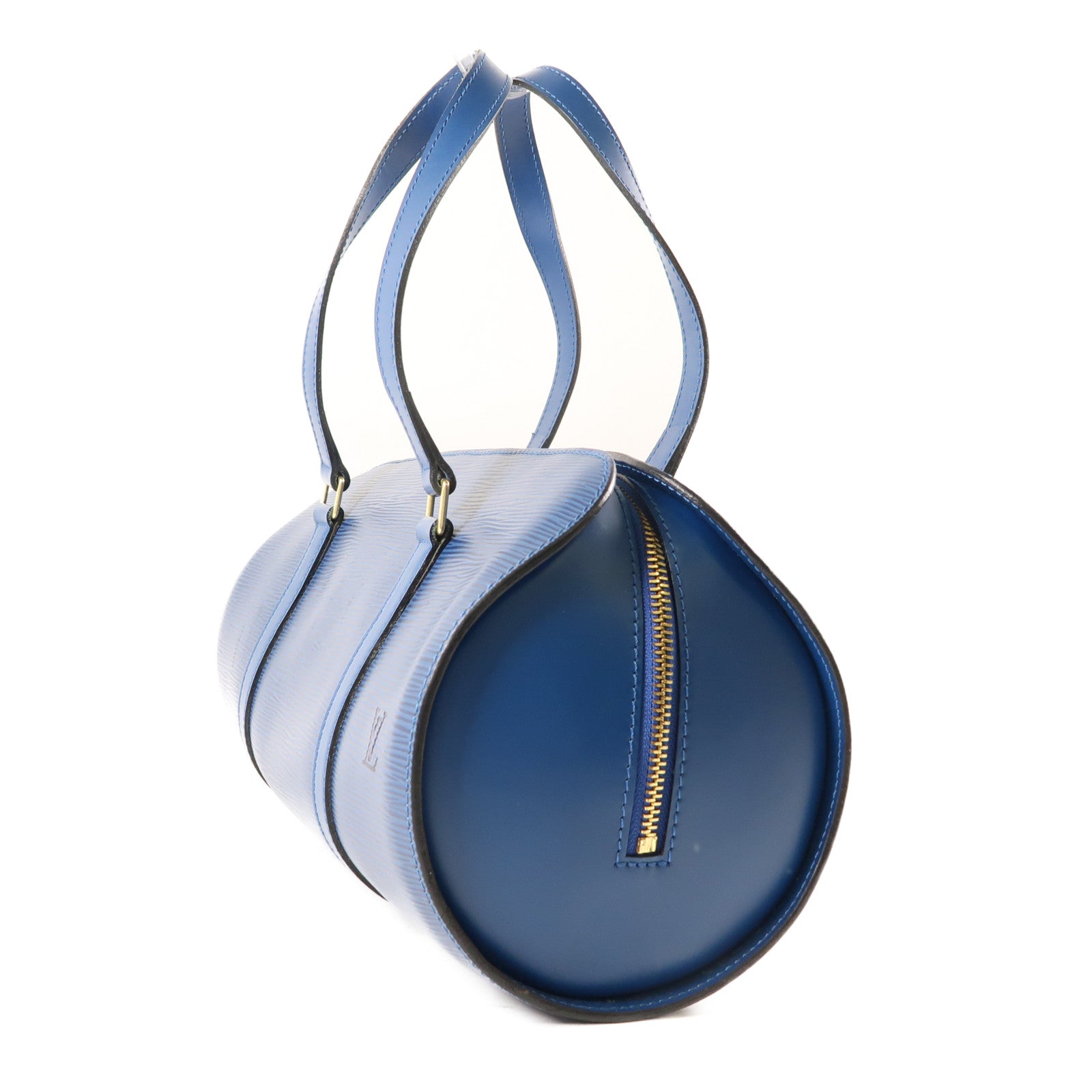 LOUIS VUITTON Epi Soufflot手挽袋藍色