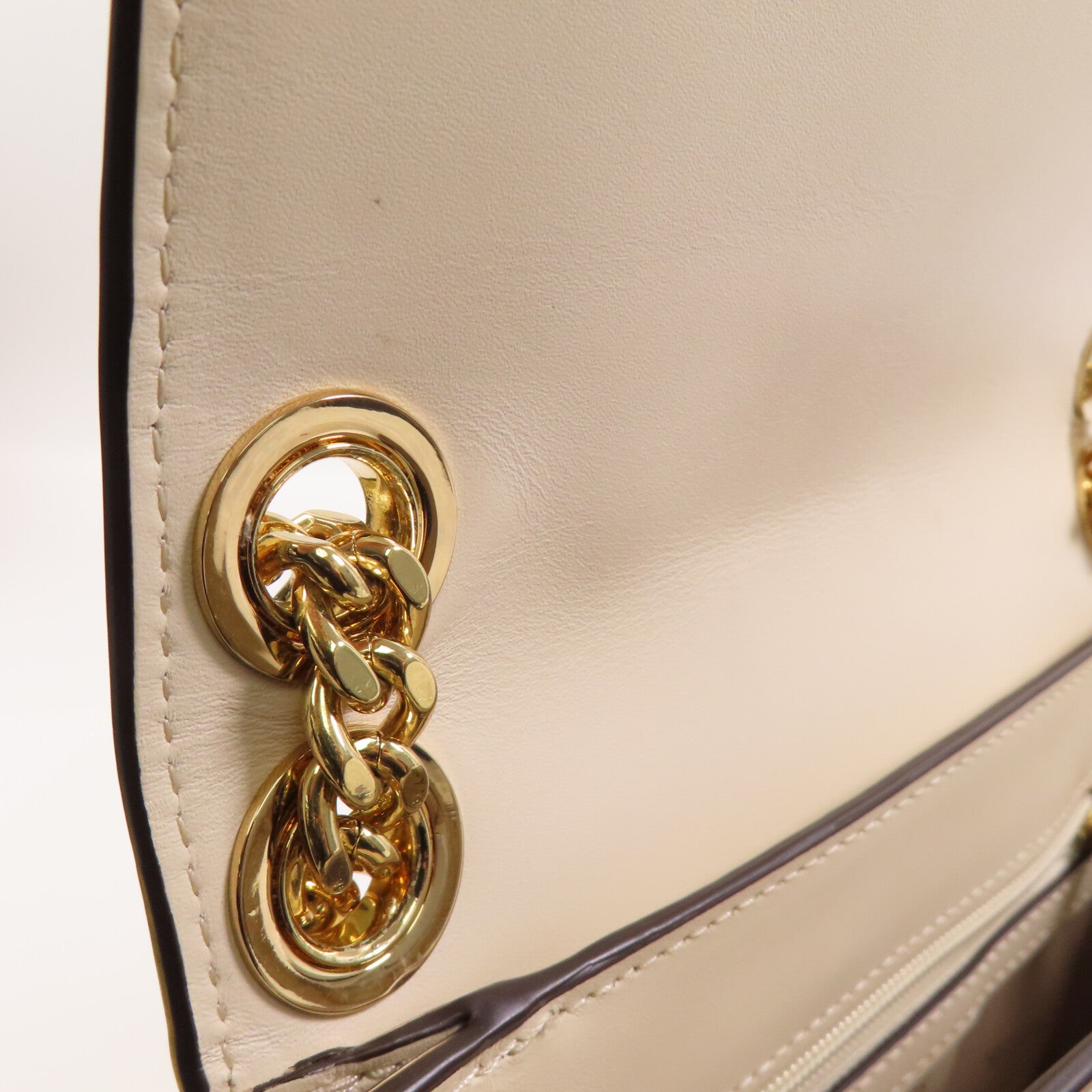 Michael Kors 【激減優惠】牛皮皮革Chain Shoulder Bag金扣鏈帶肩背袋