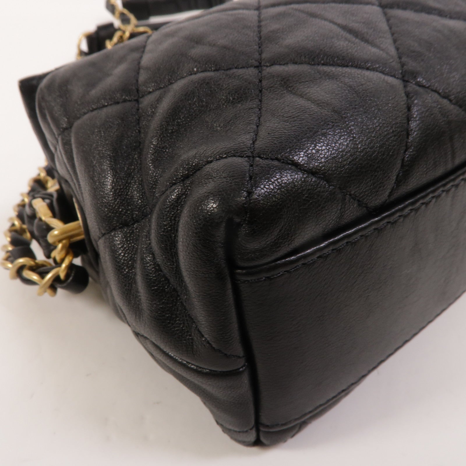 CHANEL 羊皮皮革Hobo Bag手挽肩背兩用袋