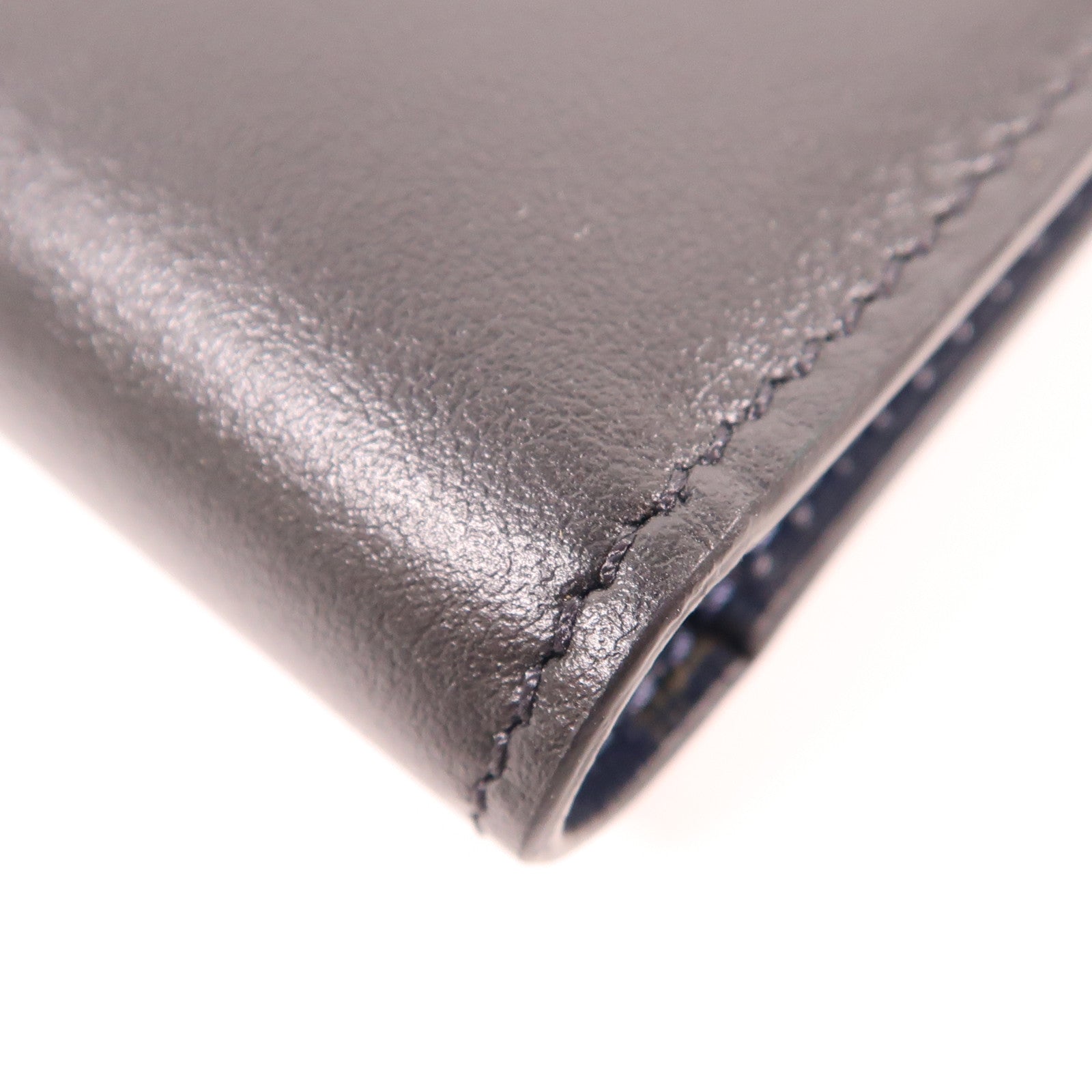 GIVENCHY Bifold Wallet Calfskin Leather Black