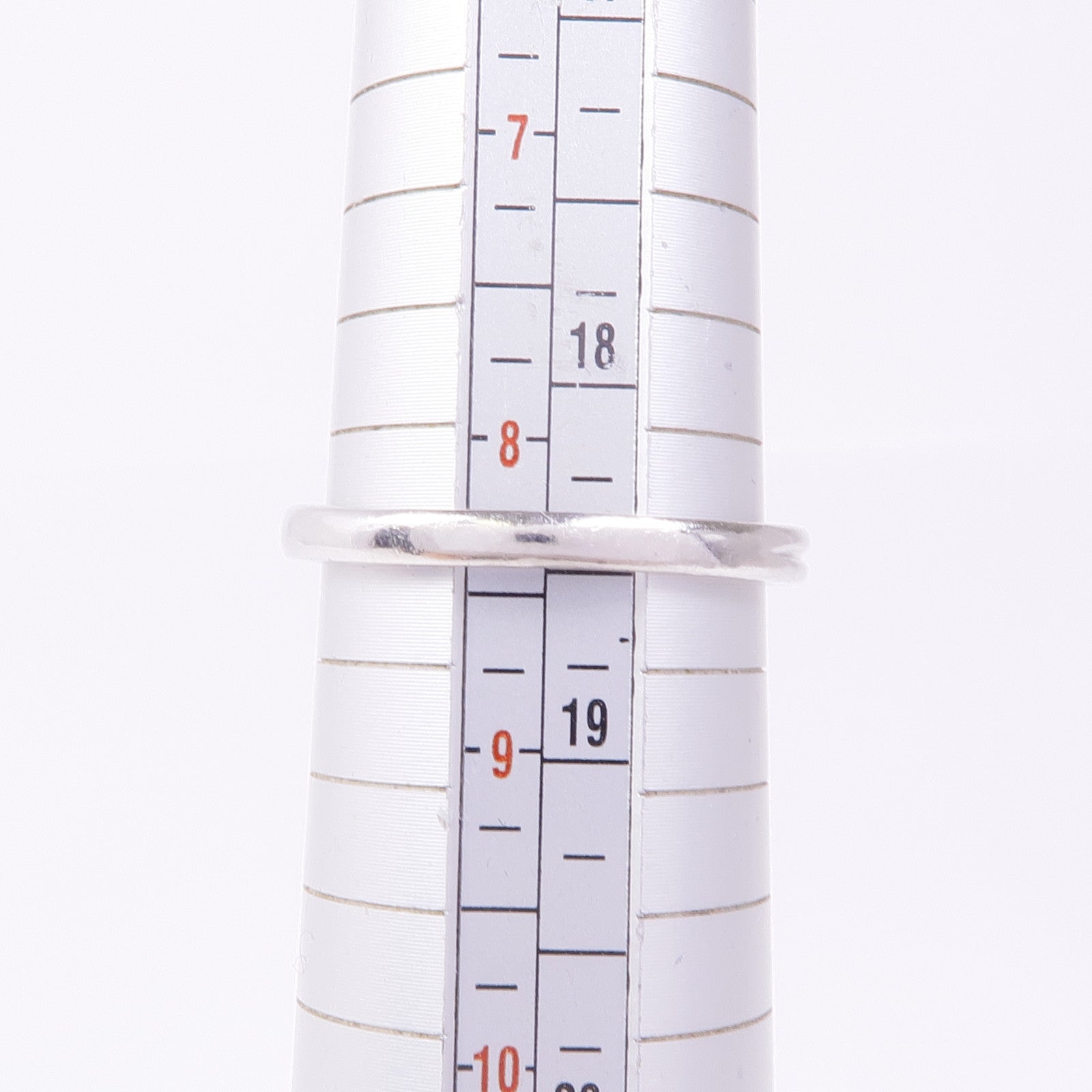 JEWELRY PT900鉑金Sapphire Diamond Ring藍寶石/鑽石戒指US#8.5