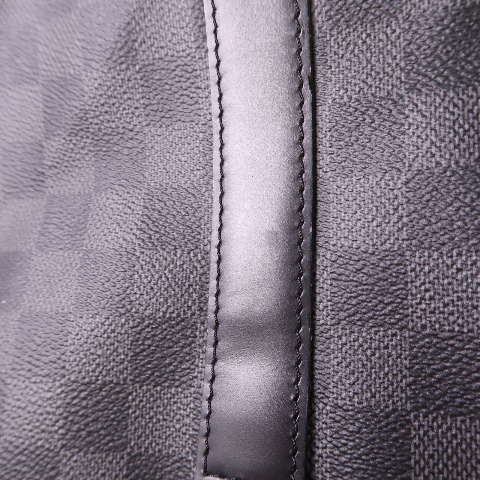 LOUIS VUITTON Damier Graphite Keepall 45 Bandouliere銀扣手挽肩背兩用袋