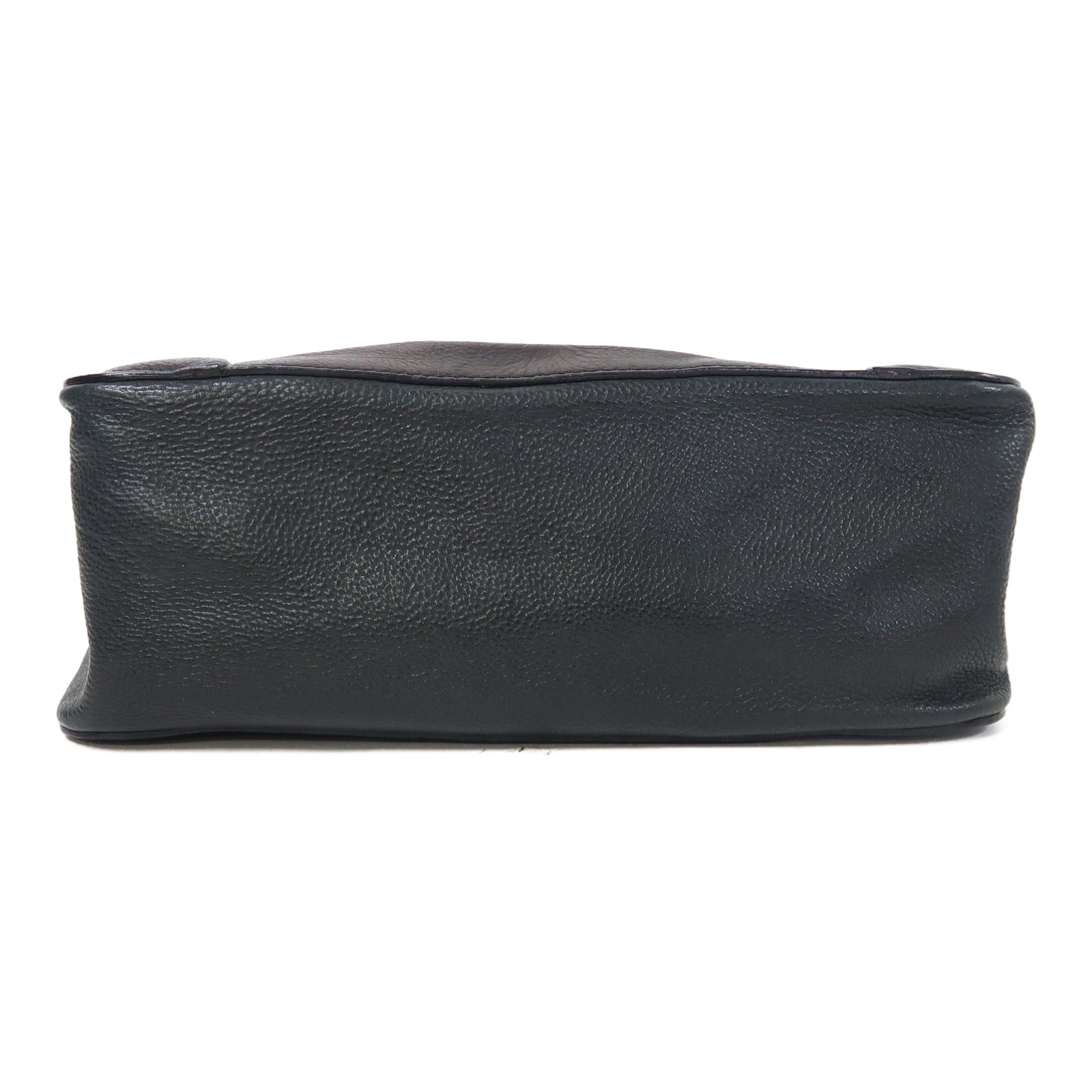 Chloe 牛皮皮革Shoulder Bag金扣肩背袋黑色
