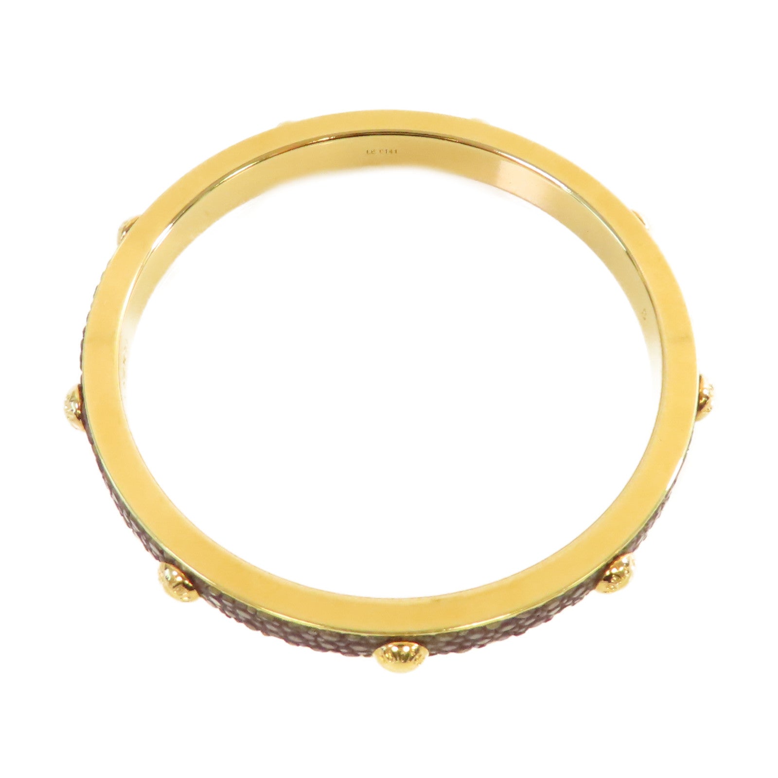 LOUIS VUITTON 【激減優惠】金屬Bangle S手鐲金色/紫色