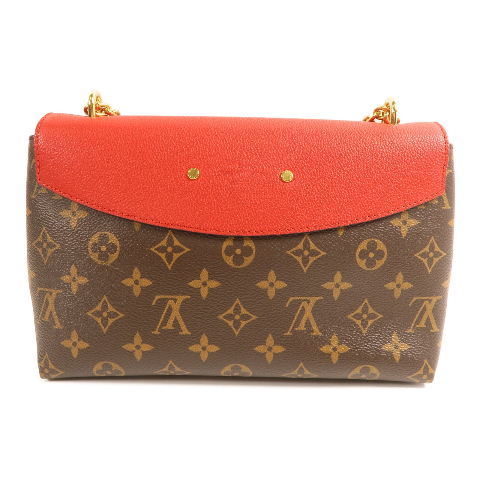LOUIS VUITTON Monogram Saint Placide金扣肩背袋
