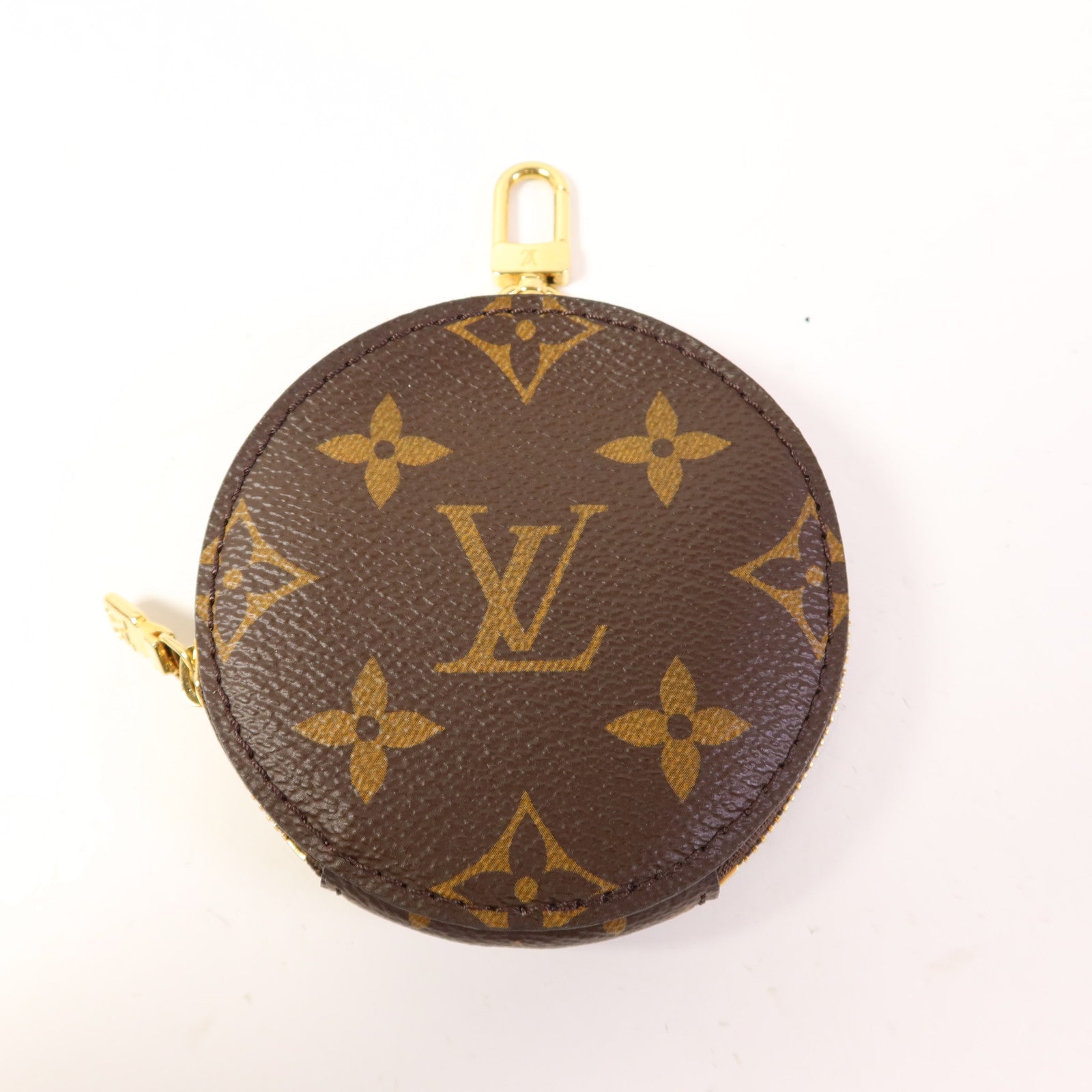 LOUIS VUITTON Monogram Multi Pochette Accessoires金扣手挽肩背兩用袋棕色