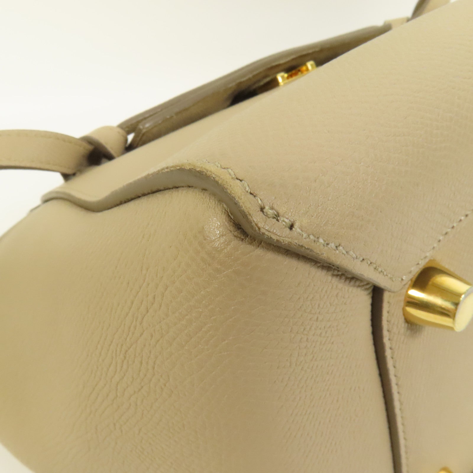 CELINE 牛皮皮革Mini Belt Bag金扣手挽肩背兩用袋