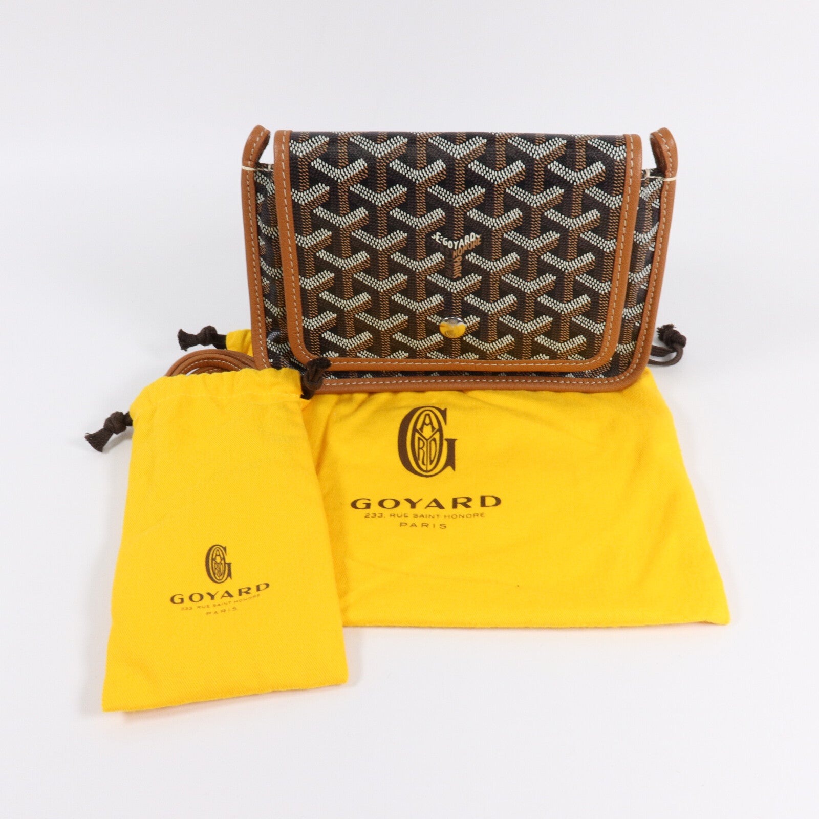 GOYARD 塗層帆布Plumet Pocket Wallet肩背袋