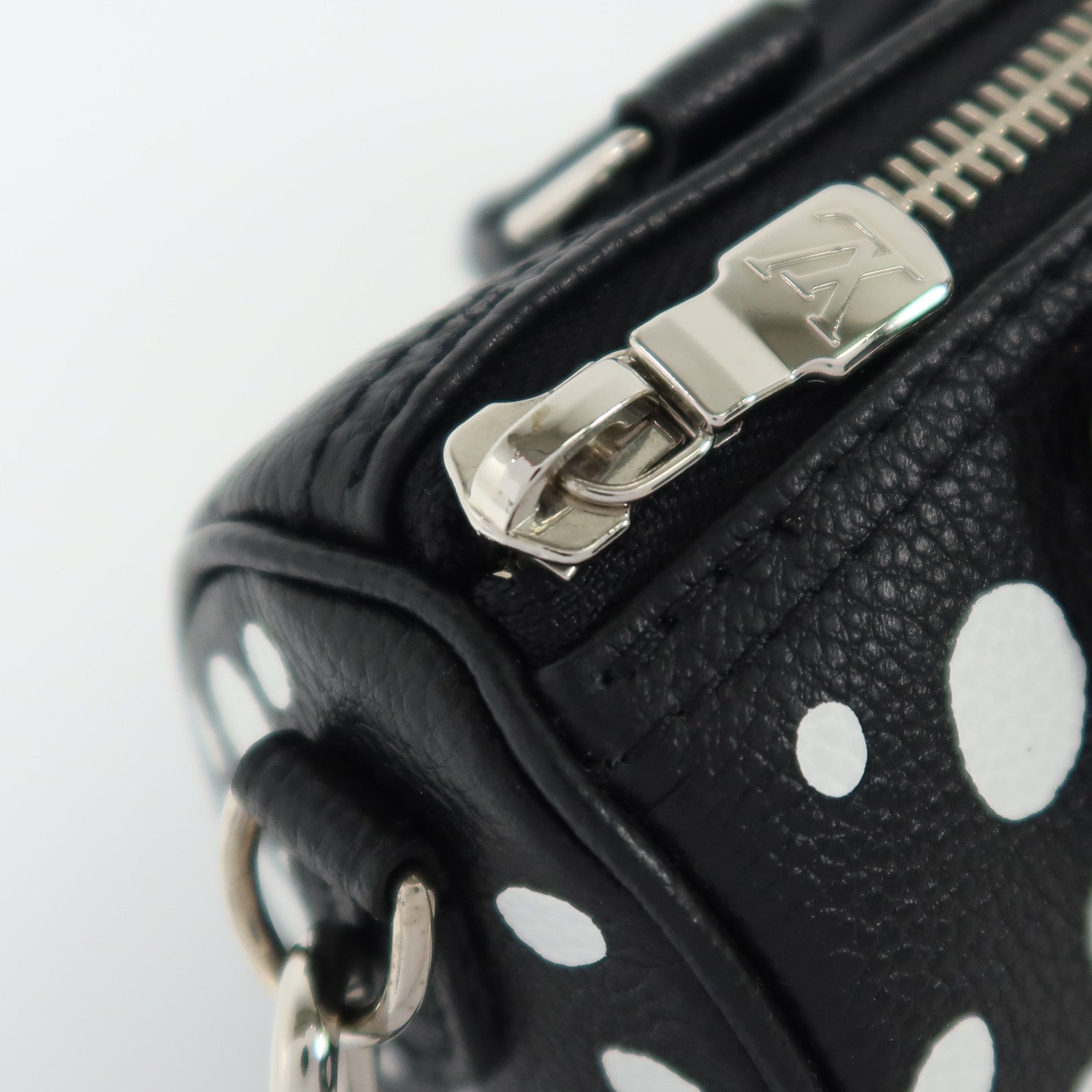 LOUIS VUITTON Monogram Empreinte LVxYK Nano Speedy銀扣手挽肩背兩用袋