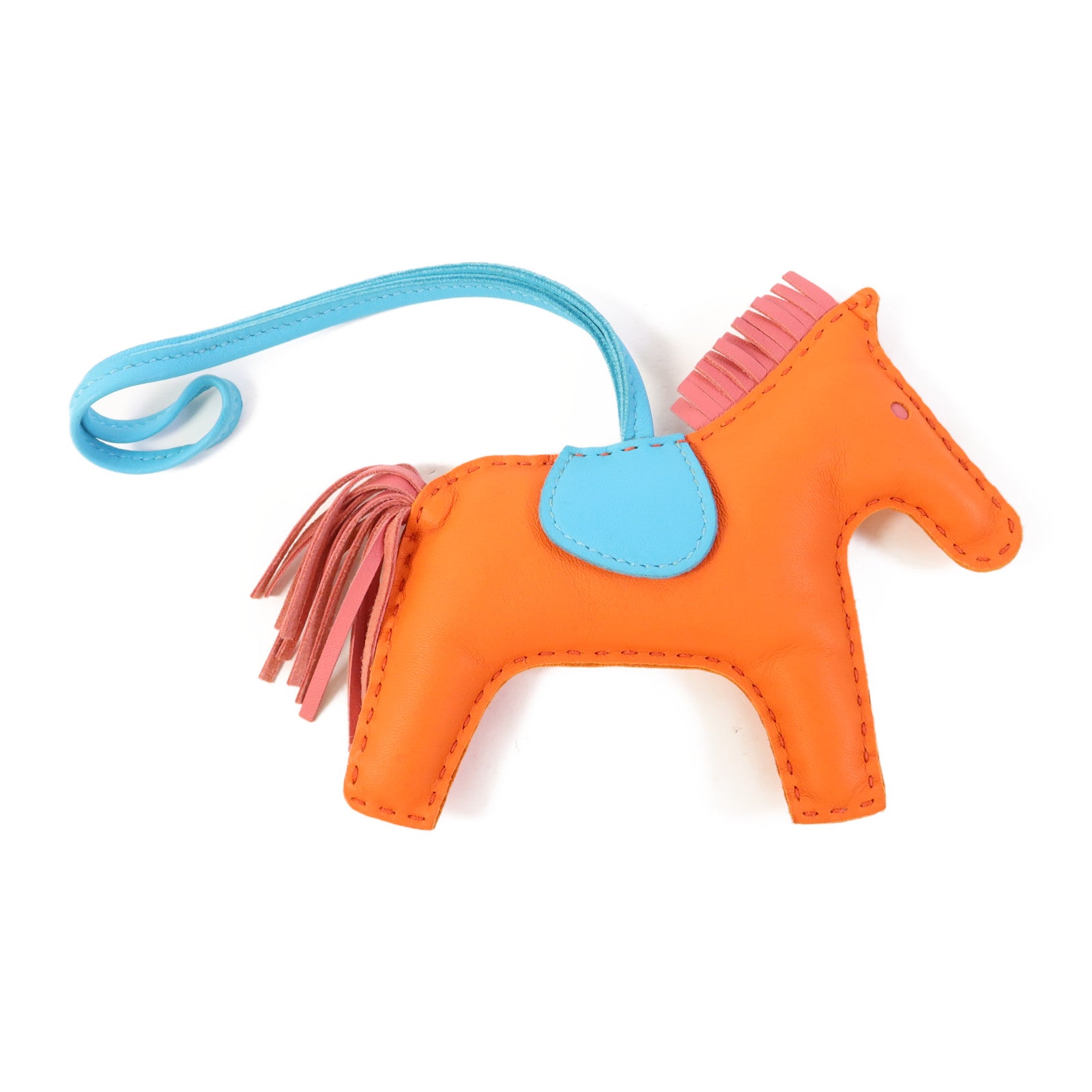 HERMES Milo皮革Rodeo MM掛飾