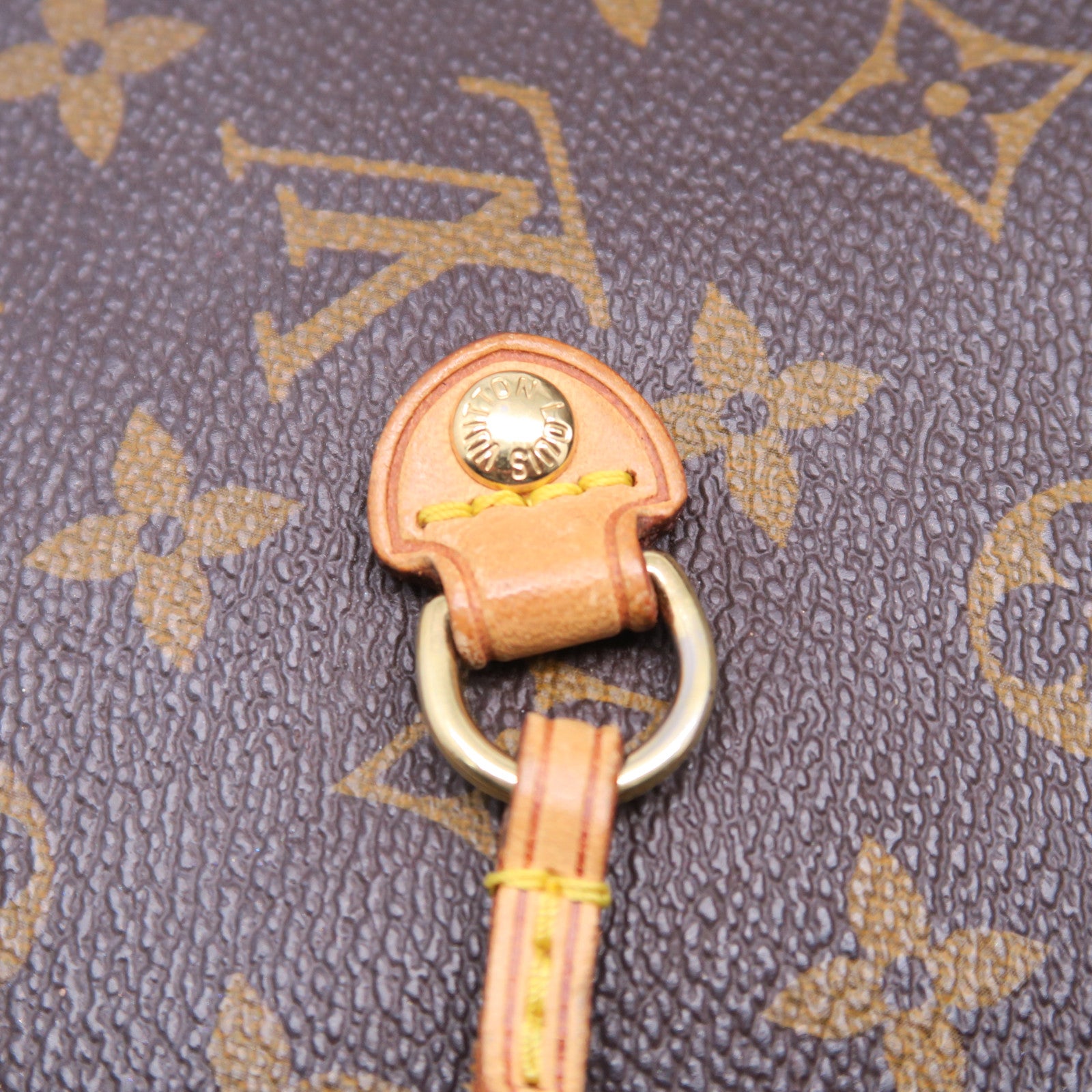 LOUIS VUITTON 【激減優惠】Monogram Neverfull GM金扣手挽袋啡色