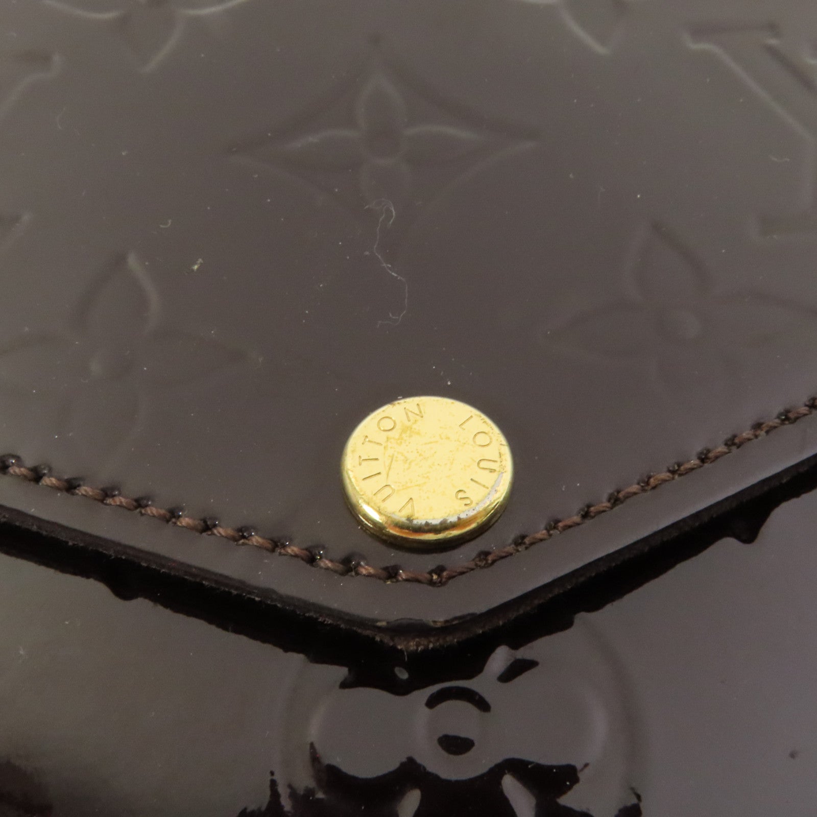 LOUIS VUITTON Vernis Pochette Felicie金扣肩背袋