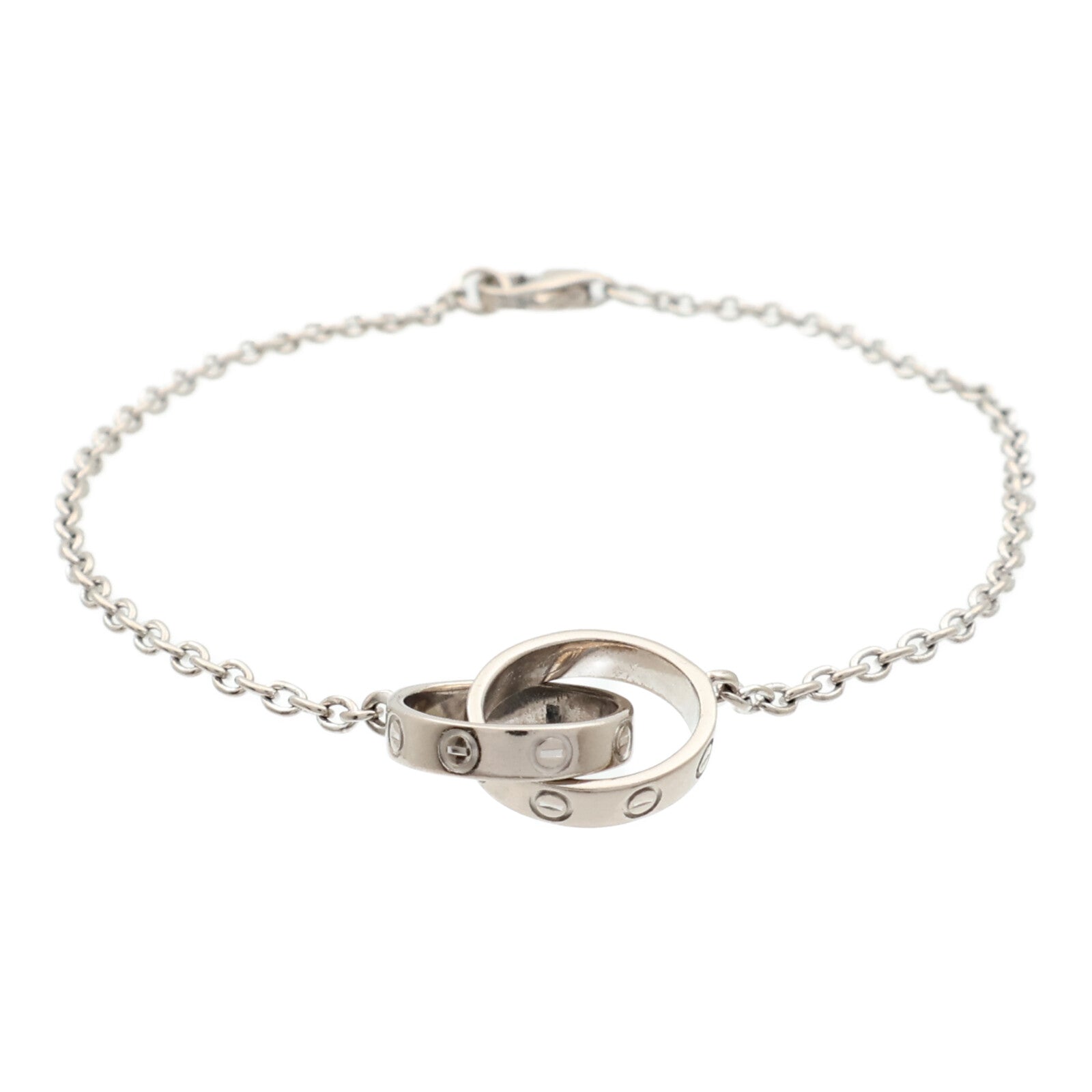 CARTIER 18K白金Baby Love Bracelet手鏈